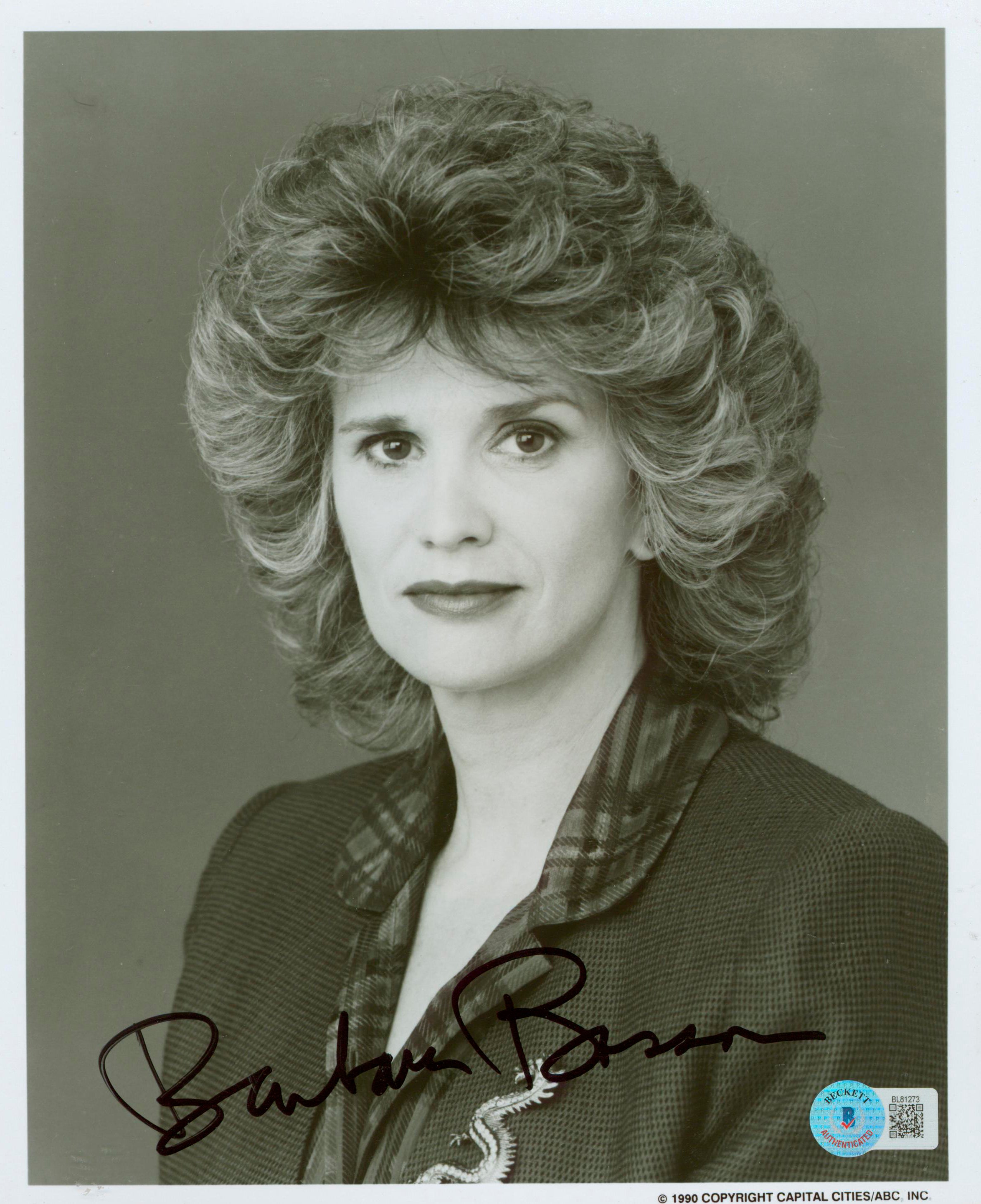 Barbara Bosson Murder One Authentic Signed 8x10 Photo Autographed BAS #BL81273