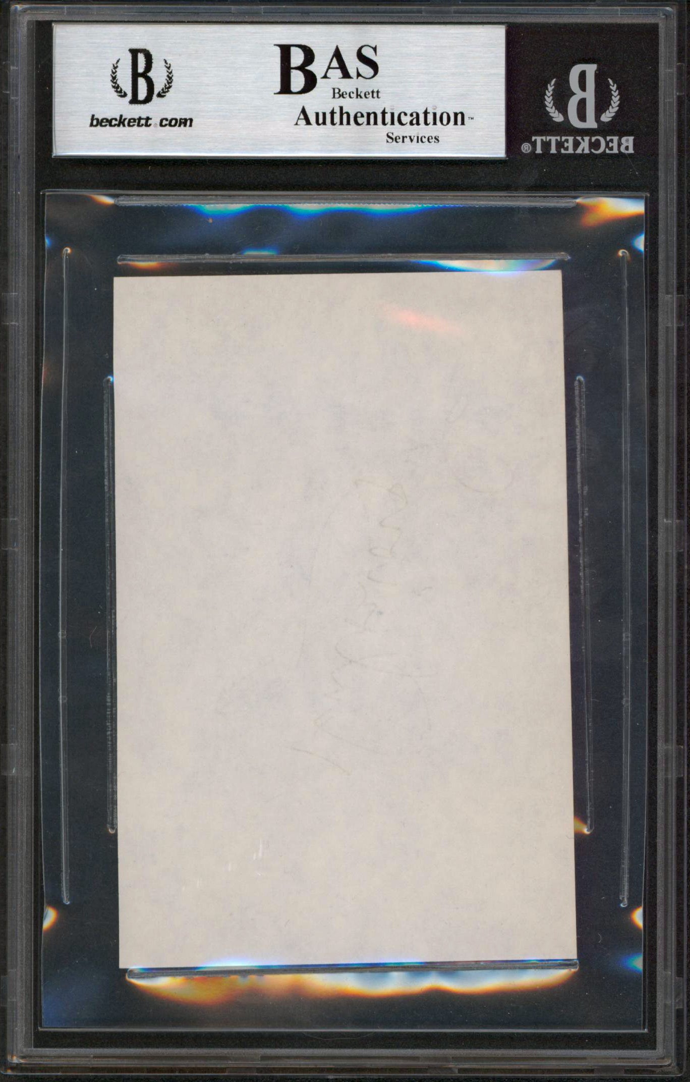 Thelonious Monk Authentic Signed 3x4.5 Cut Signature Autographed BAS Slabbed