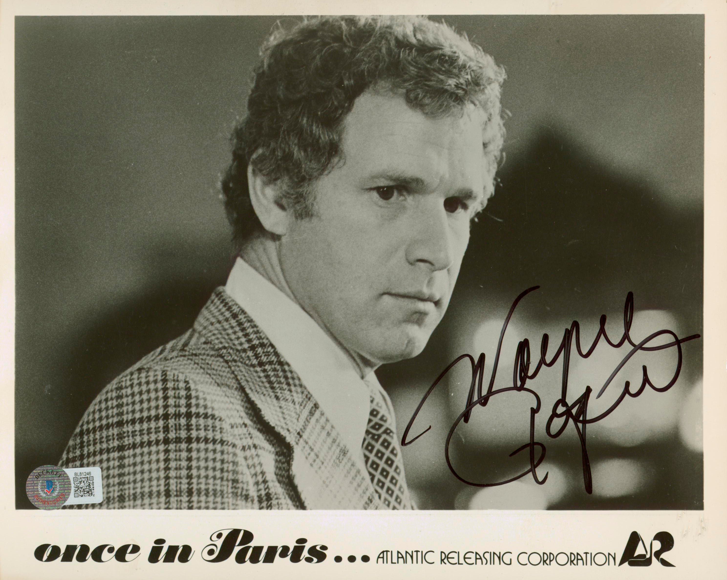Wayne Rogers Once in Paris Authentic Signed 8x10 Photo Autographed BAS #BL81246