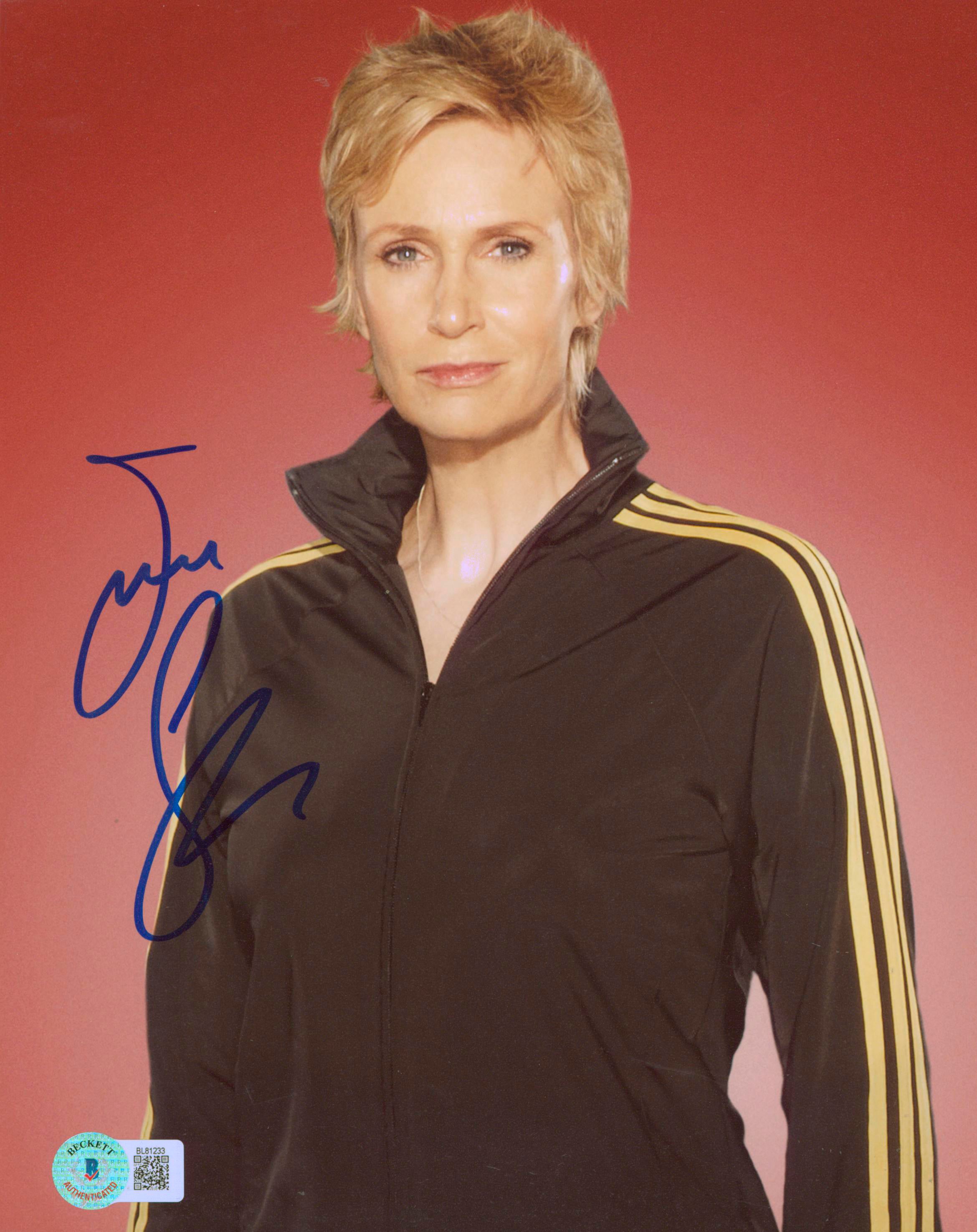Jane Lynch Hollywood Game Night Authentic Signed 8x10 Photo BAS #BL81233