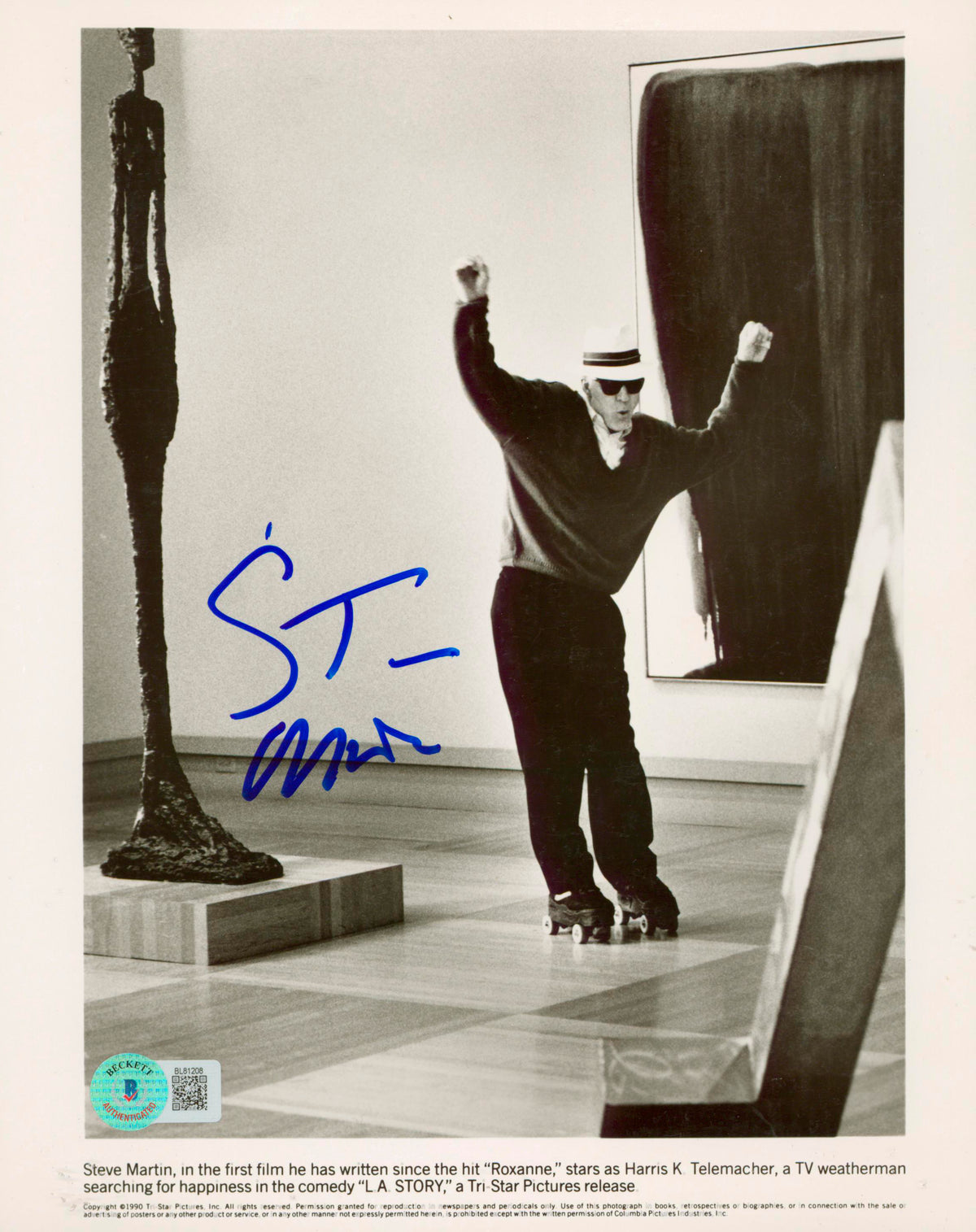 Steve Martin L.A. Story Authentic Signed 8x10 Photo Autographed BAS #BL81208