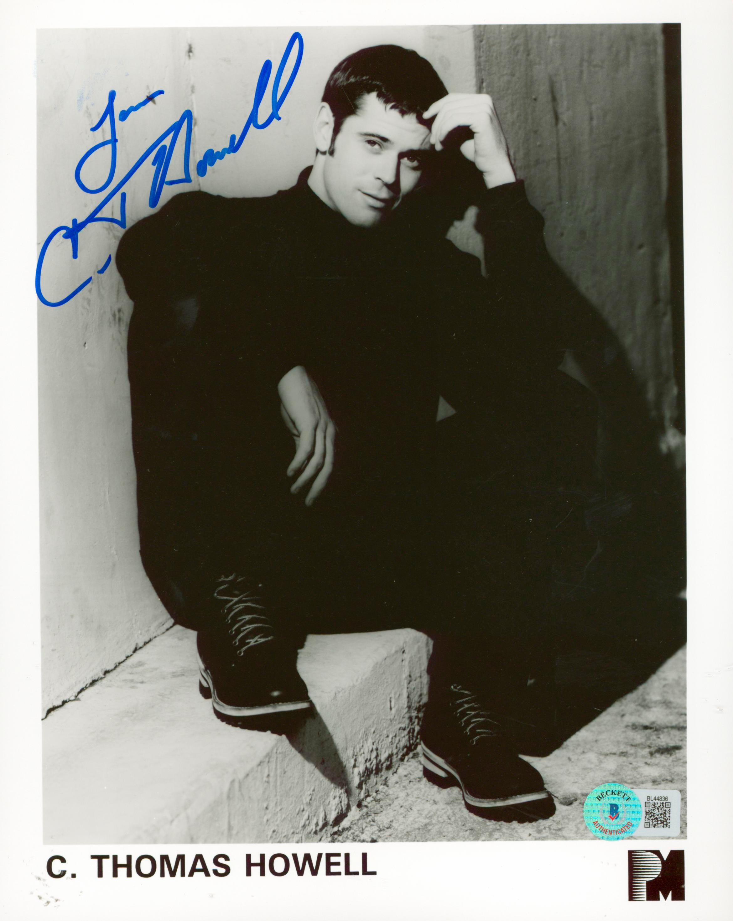 C. Thomas Howell The Outsiders "Love" Authentic Signed 8x10 Photo BAS #BL44836