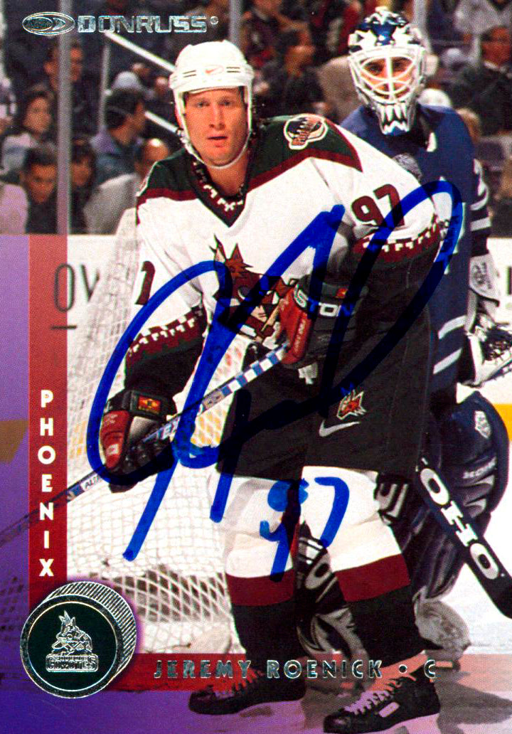 Coyotes Jeremy Roenick Authentic Signed 1997 Donruss #6 Card BAS #BK12633