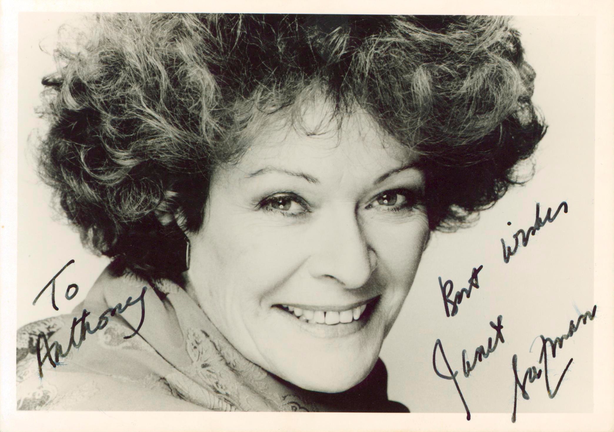 Janet Suzman Nuns on the Run "Best Wishes" Signed 5x7 Photo BAS #BM38113