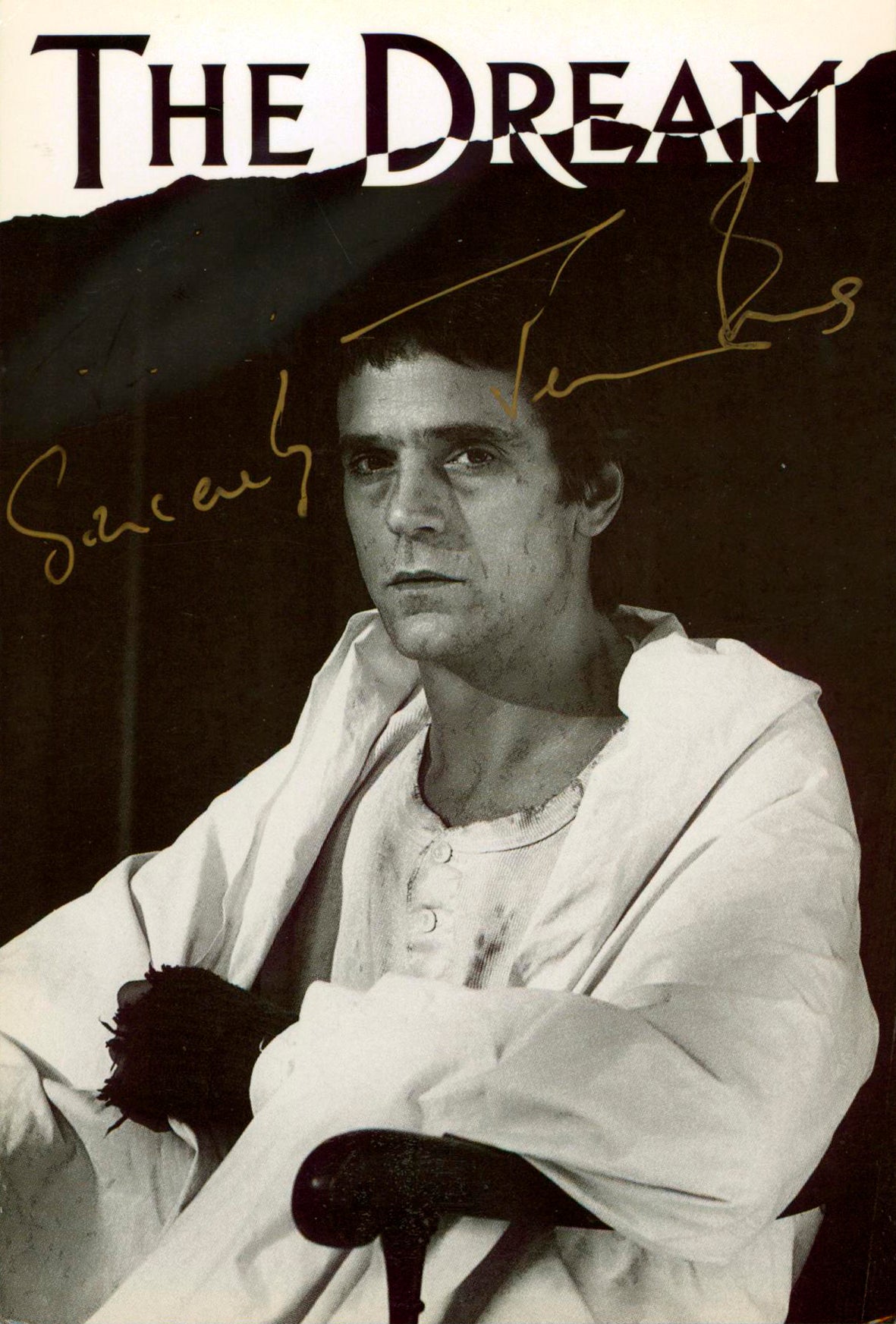 Jeremy Irons Dead Ringers Authentic Signed 4x6 Photo Autographed BAS #BM38083