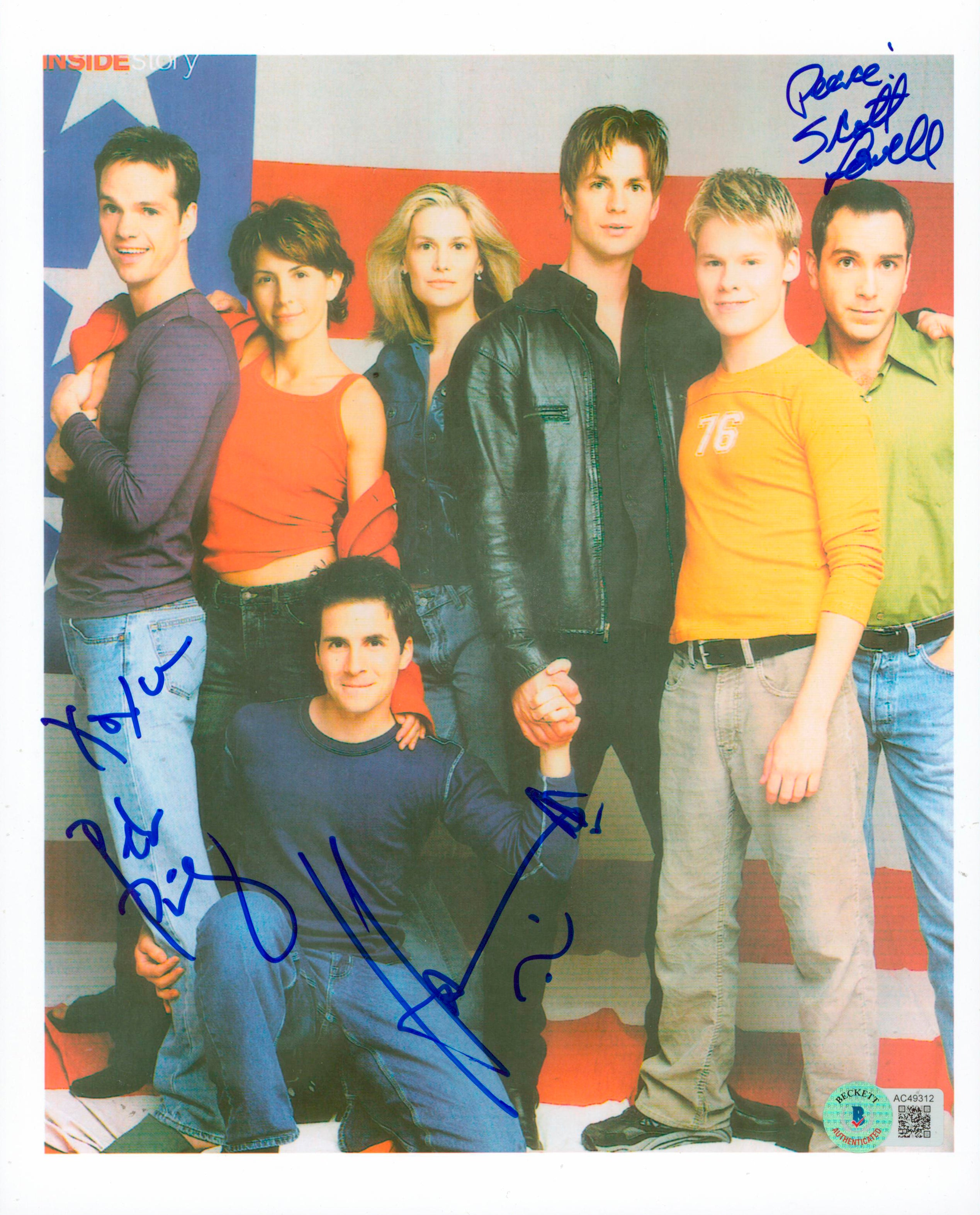 Queer as Folk (3) Lowell, Paige, Sparks Authentic Signed 8x10 Photo BAS #AC49312