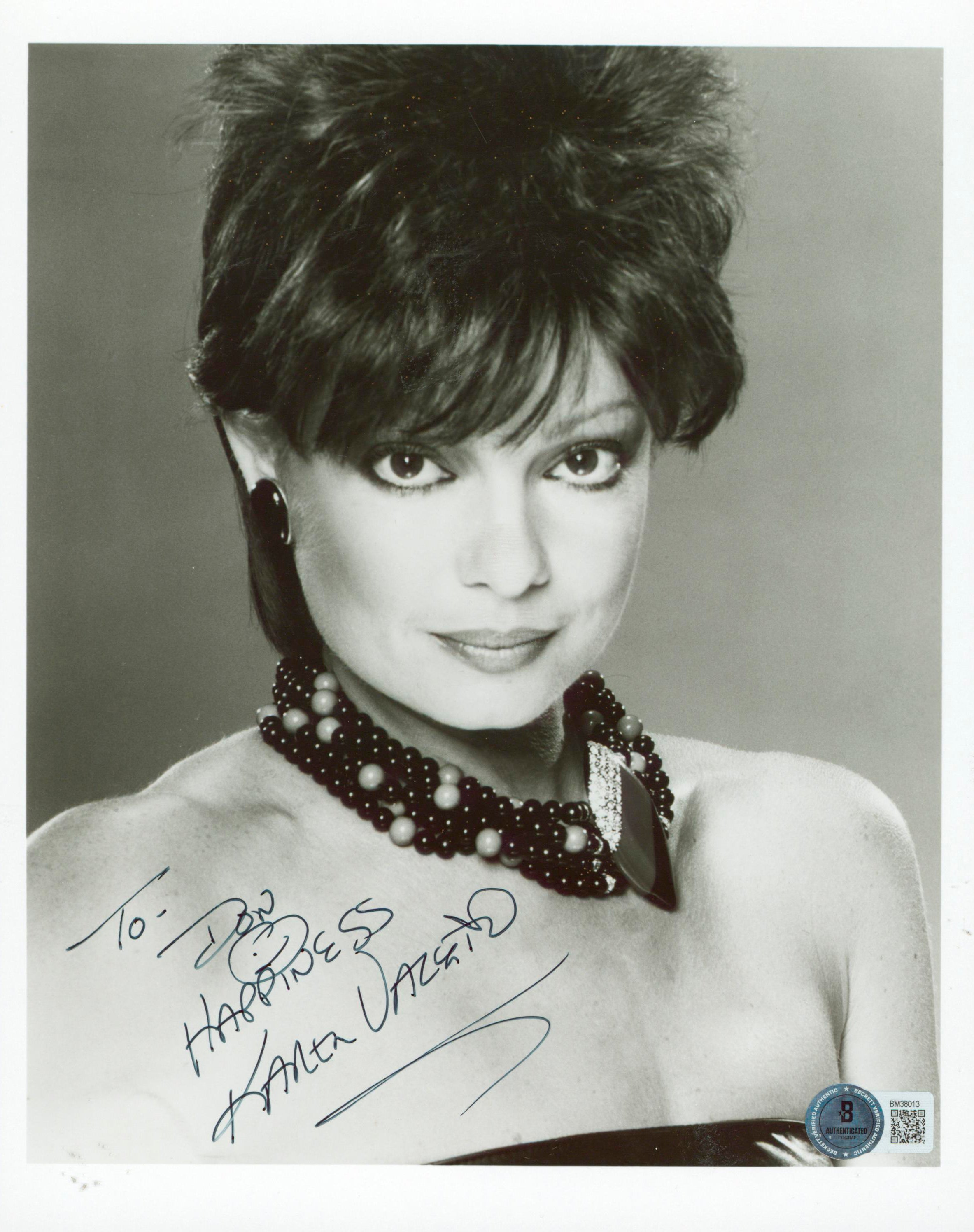 Karen Valentine Room 222 "happiness" Authentic Signed 8x10 Photo BAS #BM38013