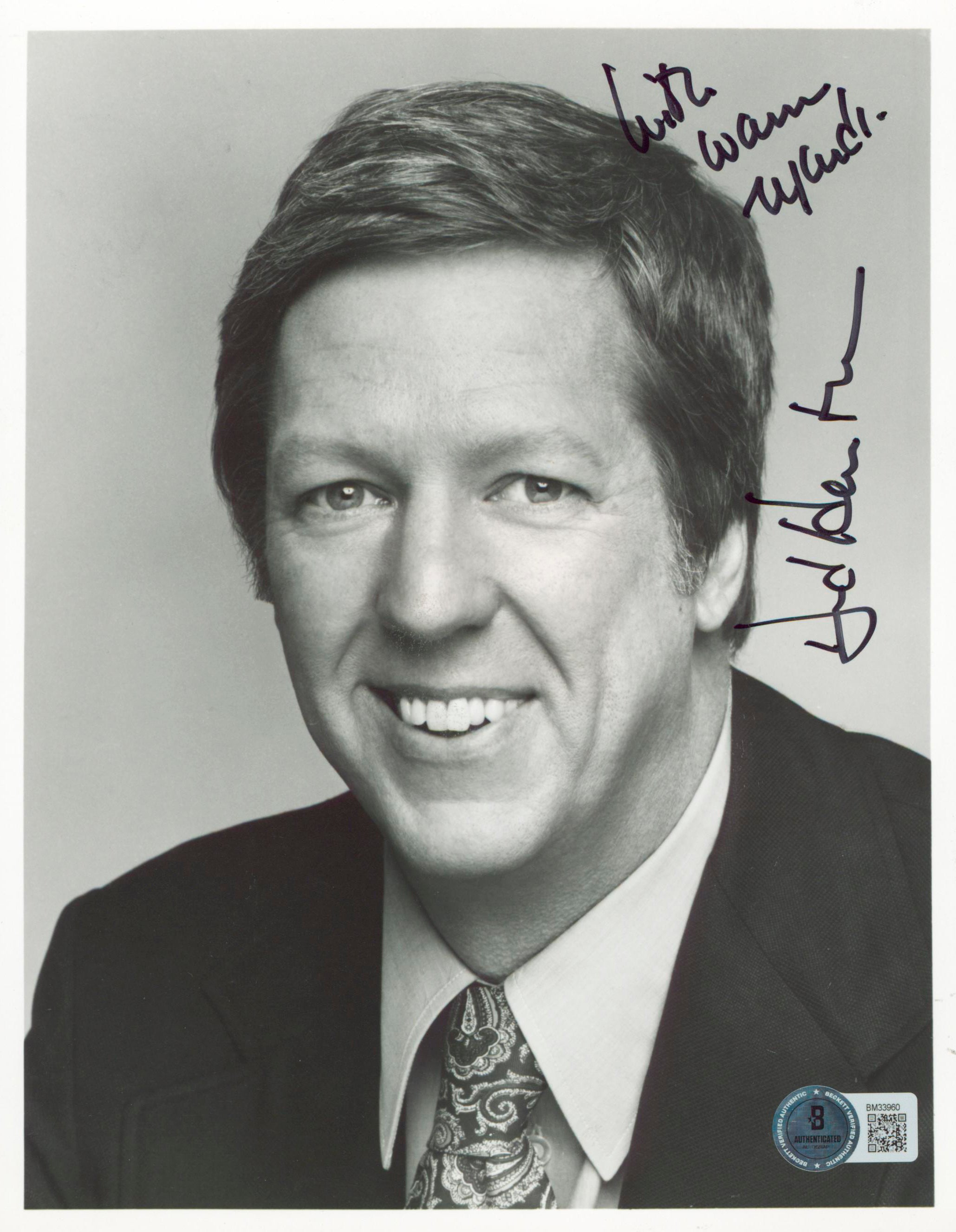 David Hartman Good Morning America Authentic Signed 8x10 Photo BAS #BM33960