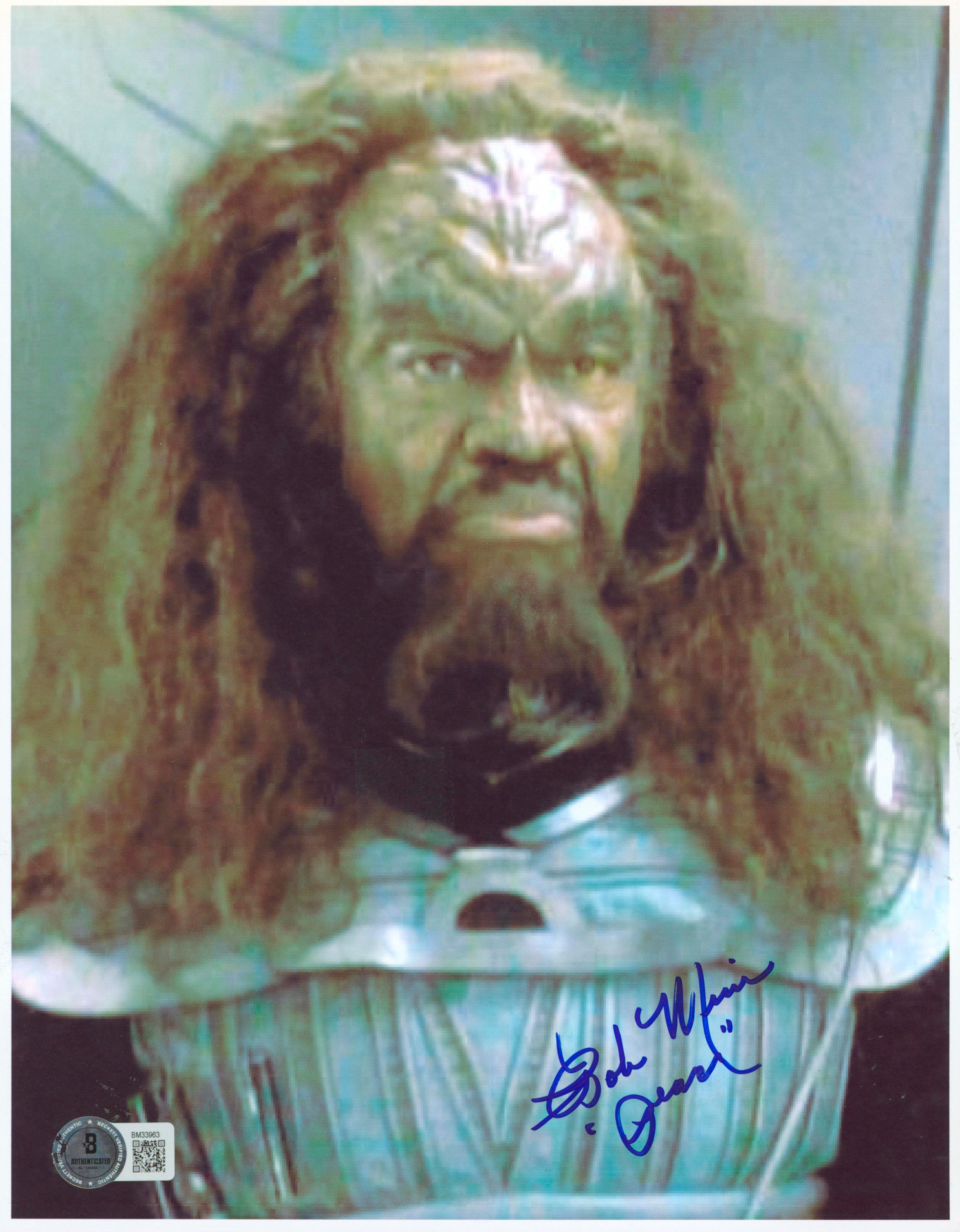 Bob Minor Star Trek: Deep Space Nine Authentic Signed 8x10 Photo BAS #BM33963