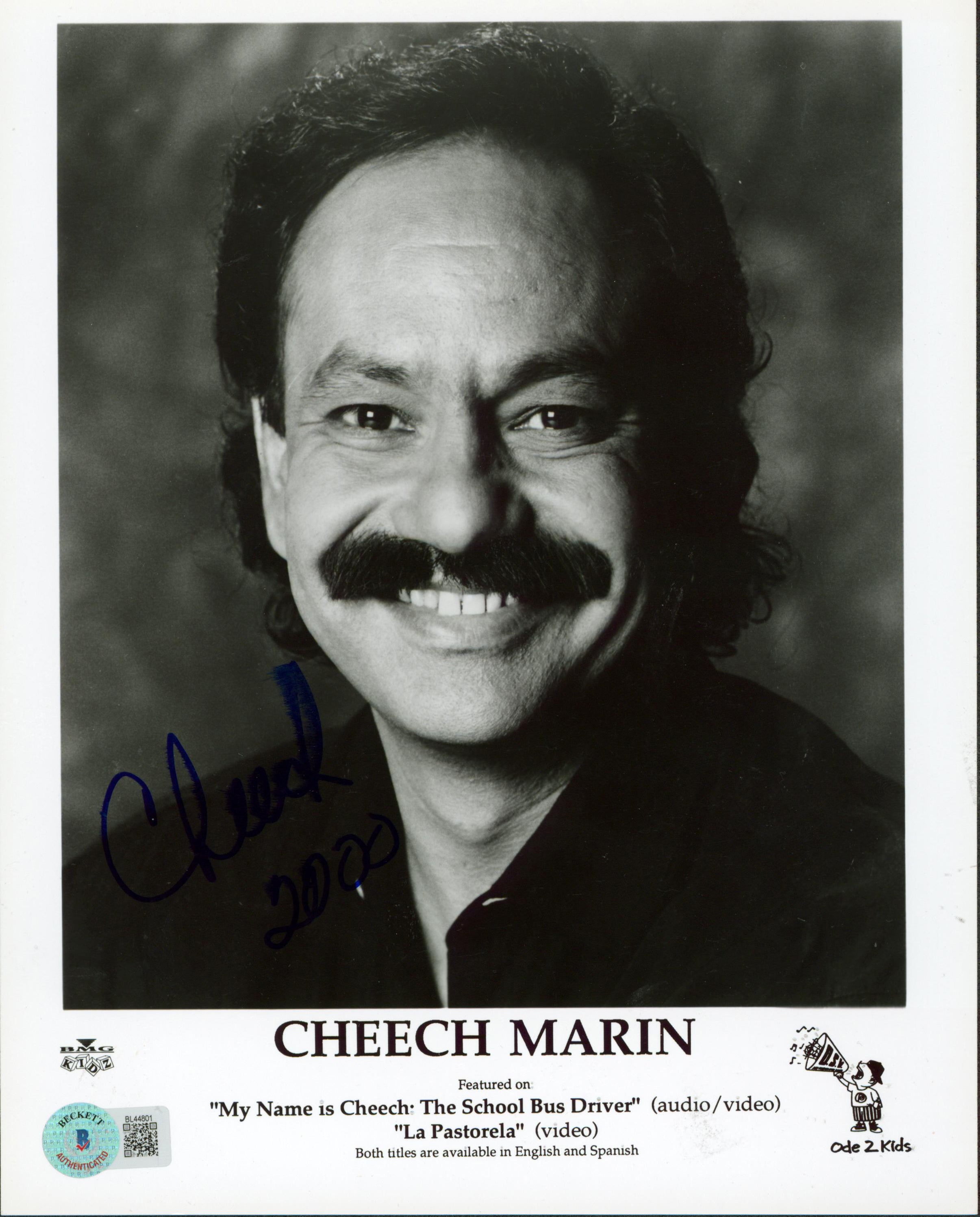 Cheech Marin Cheech & Chong Authentic Signed 8x10 Photo Autographed BAS #BL44801