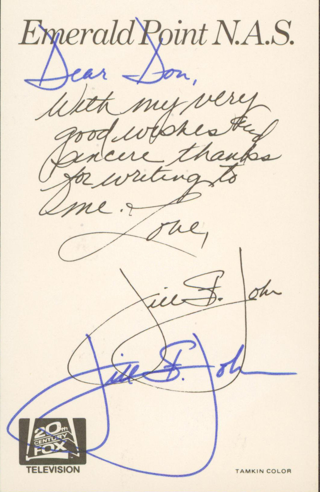 Jill St. John Diamonds Are Forever Authentic Signed 3.5x5.5 Photo BAS #BM03250