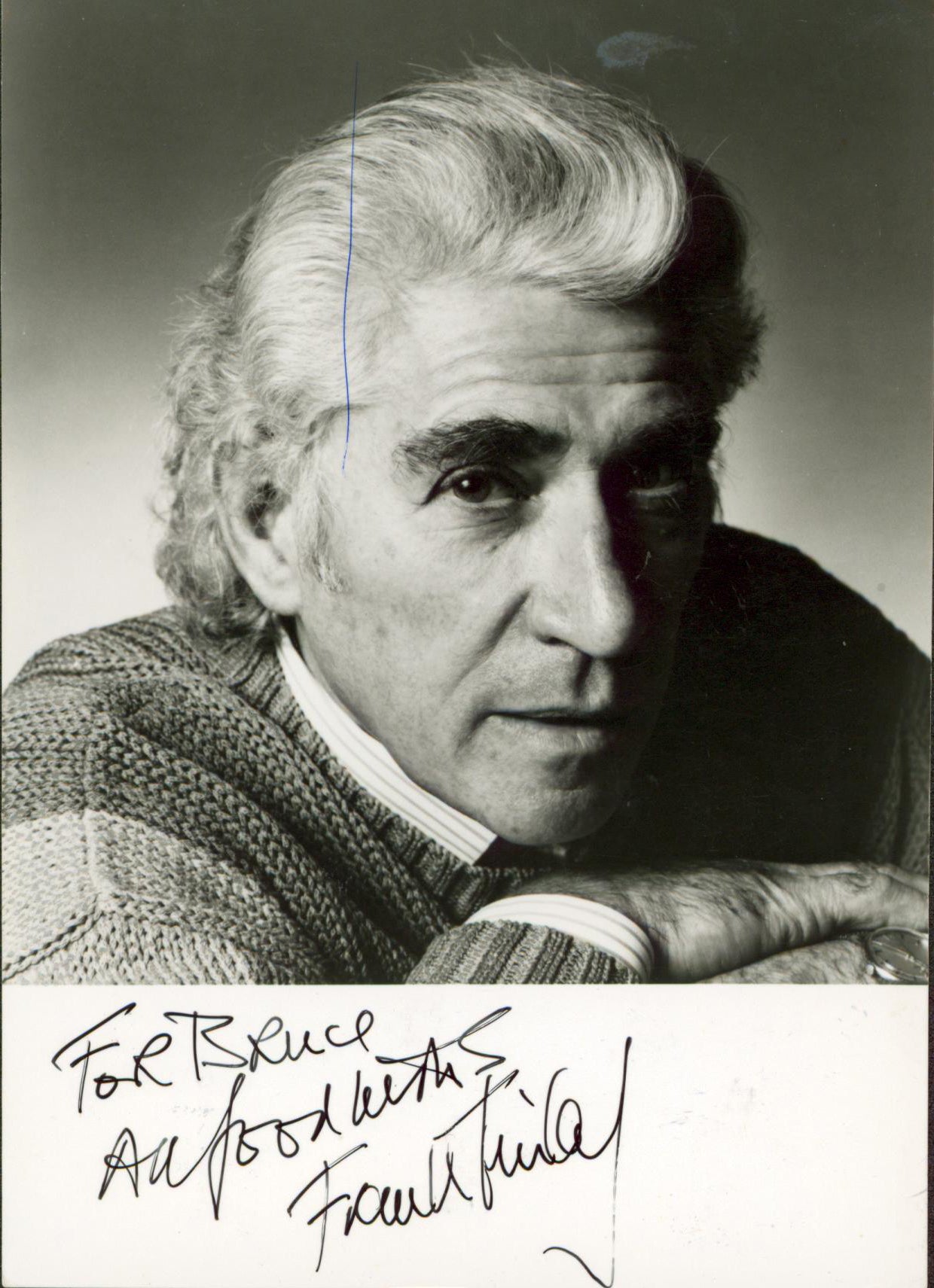 Frank Finlay Lifeforce For Bruce Authentic Signed 4x6 Photo BAS #BM03259