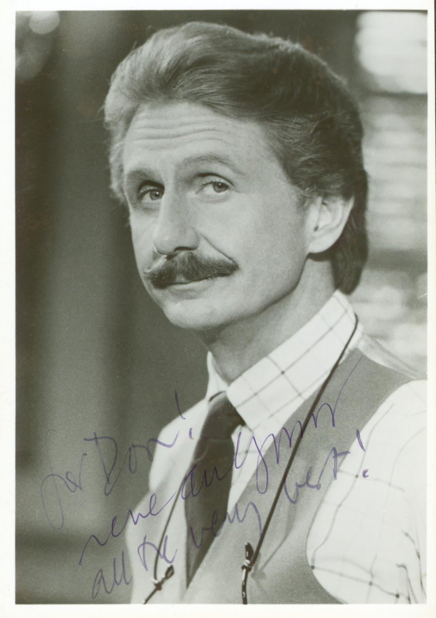 René Auberjonois Star Trek: Deep Space Nine "Don" Signed 5x7 Photo BAS #BM03262