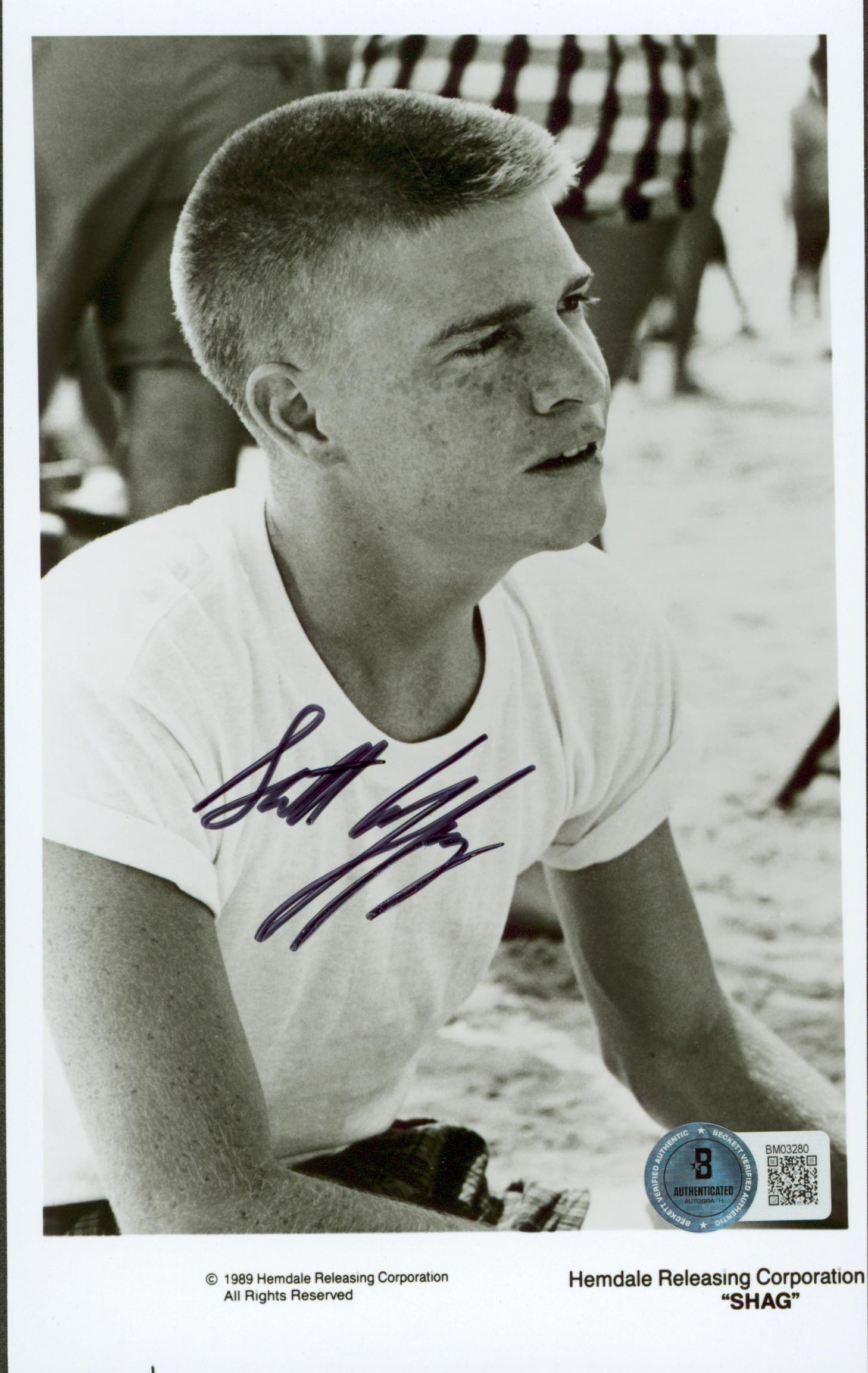 Scott Coffey Twin Peaks Authentic Signed 4.75x8 Photo Autographed BAS #BM03280