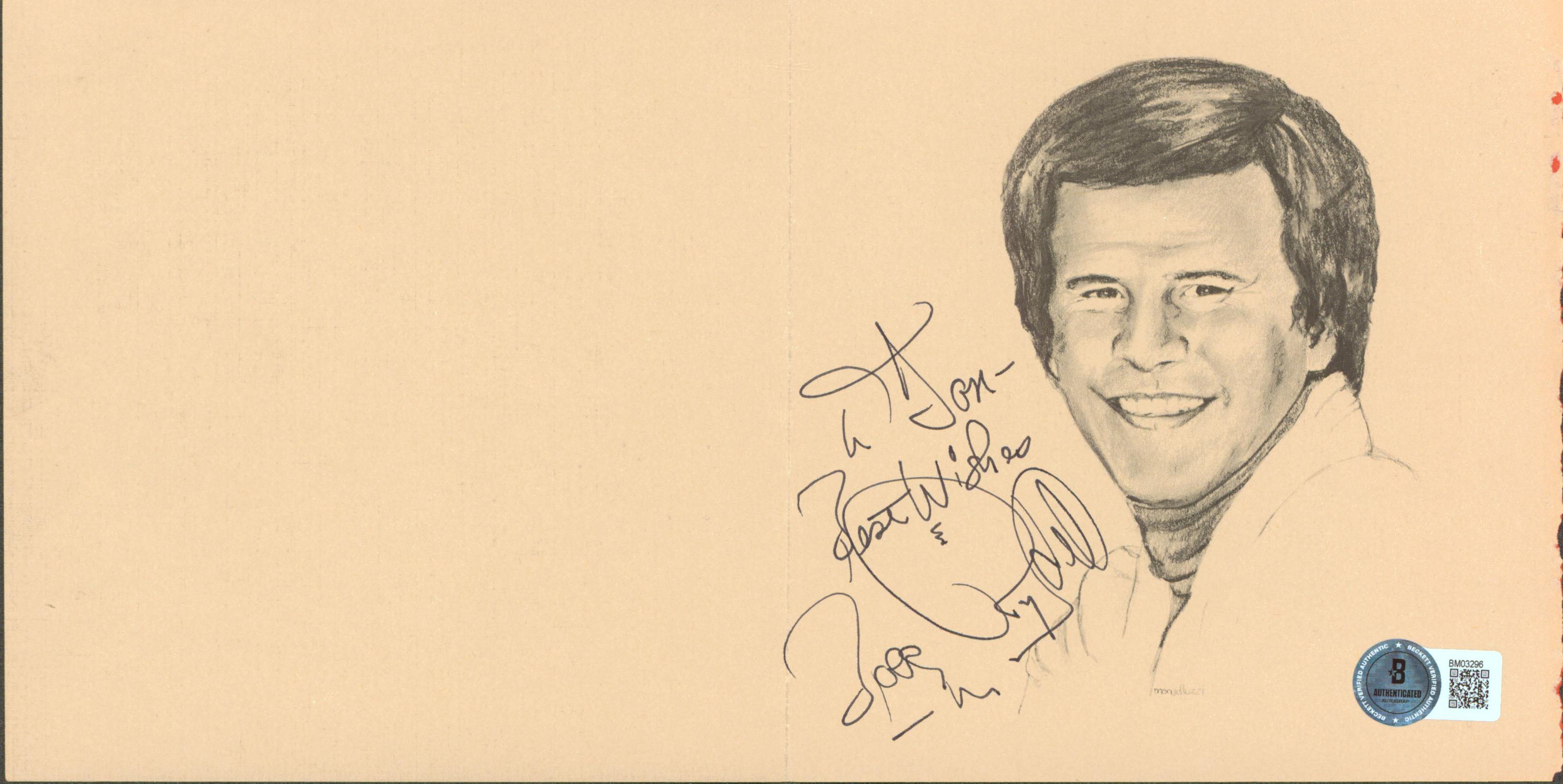 Singer Bobby Rydell "To Don Best Wish" Authentic Signed Album Flat BAS #BM03296