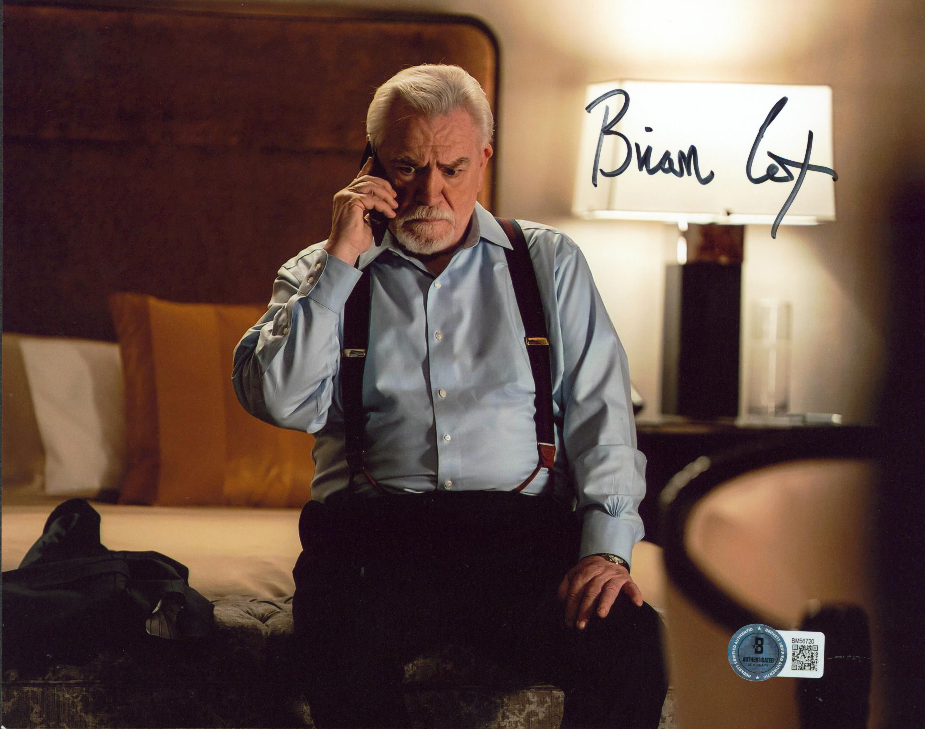 Brian Cox Succession Authentic Signed 8x10 Horizontal Photo Autographed BAS 3