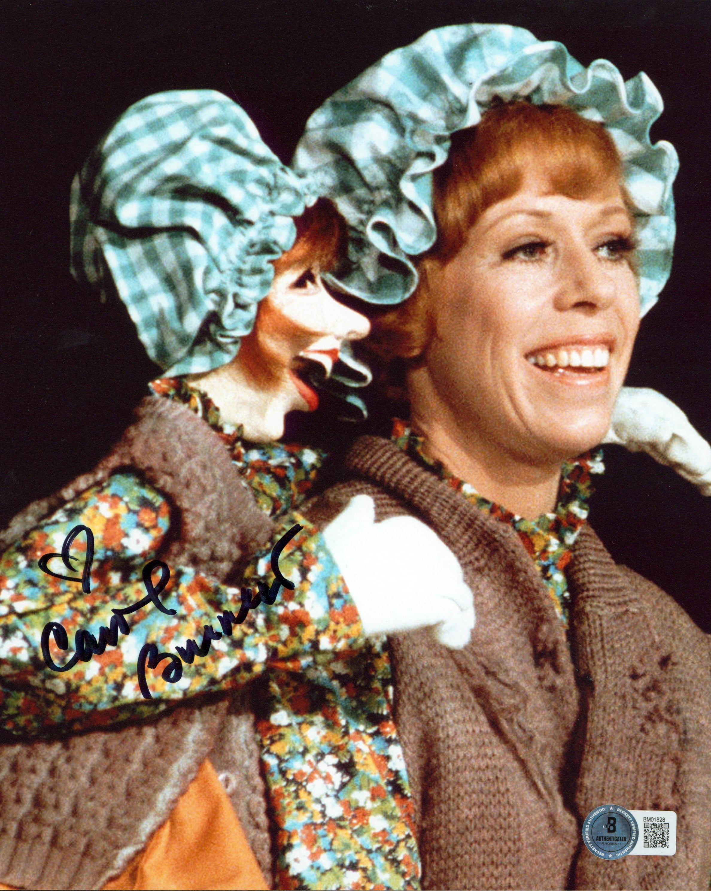 Carol Burnett Authentic Signed 8x10 Vertical Photo Autographed BAS 2