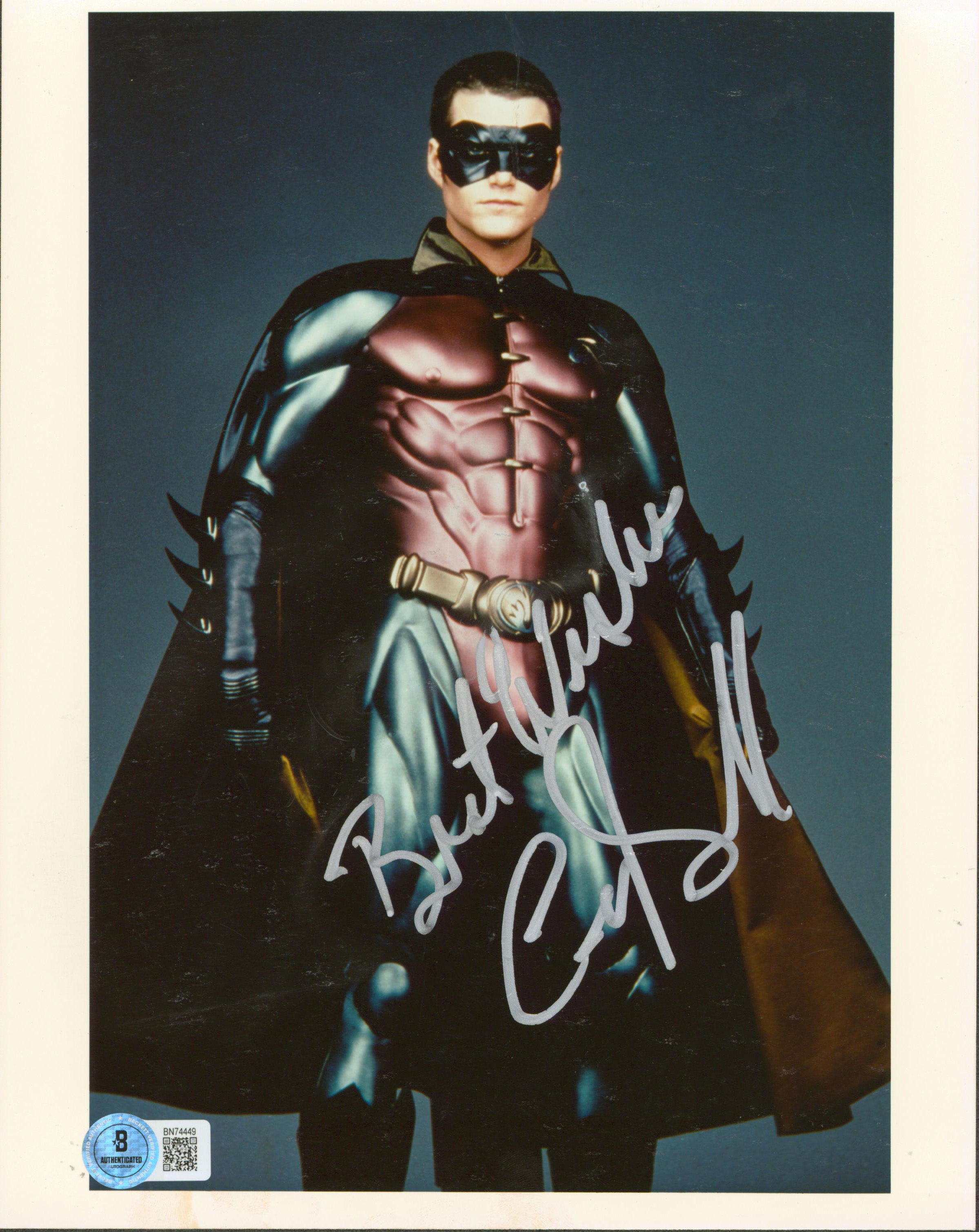 Chris O'Donnell Batman Forever Authentic Signed 8x10 Photo BAS #BN74449