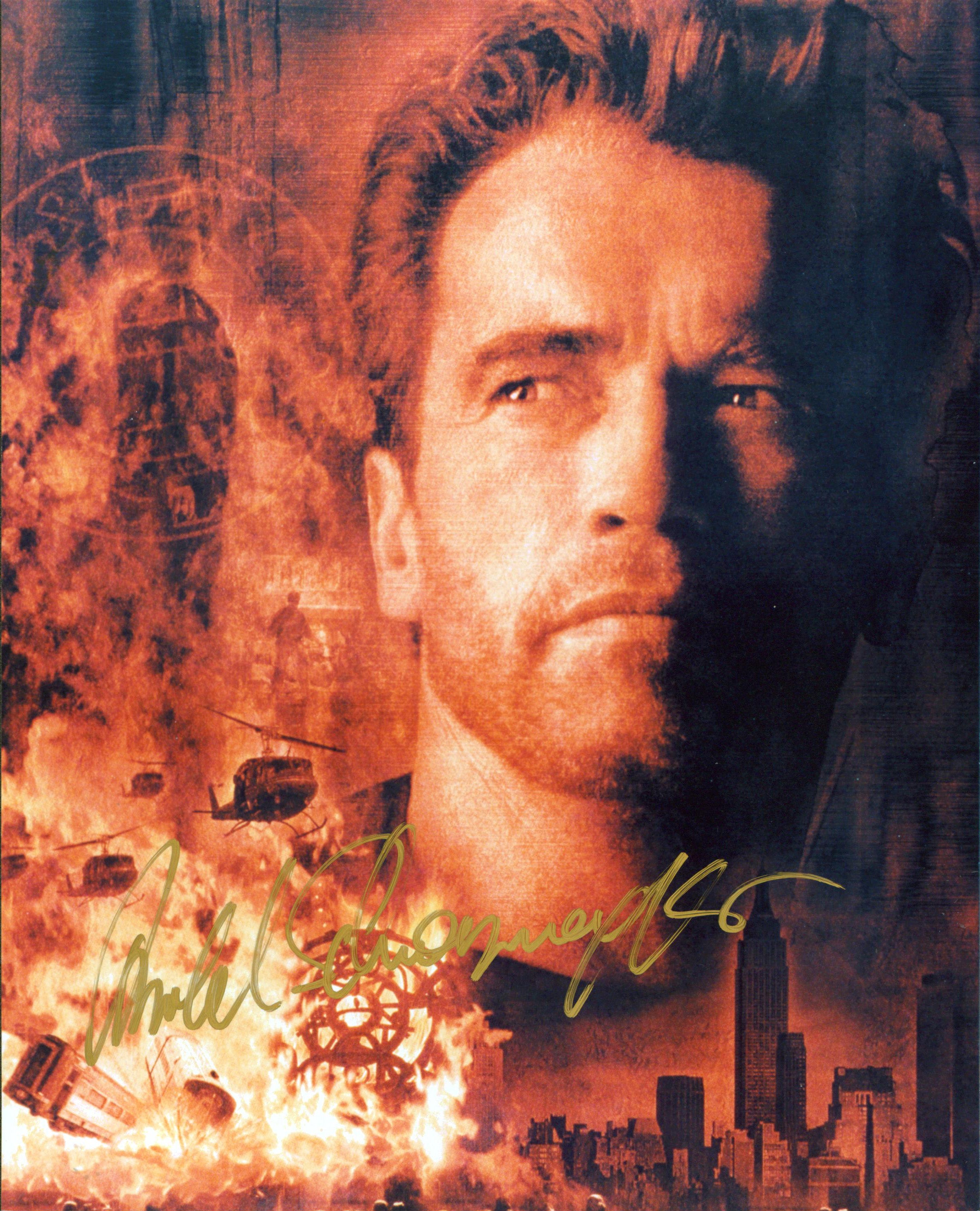 Arnold Schwarzenegger End of Days Authentic Signed 8x10 Photo BAS #AD64459