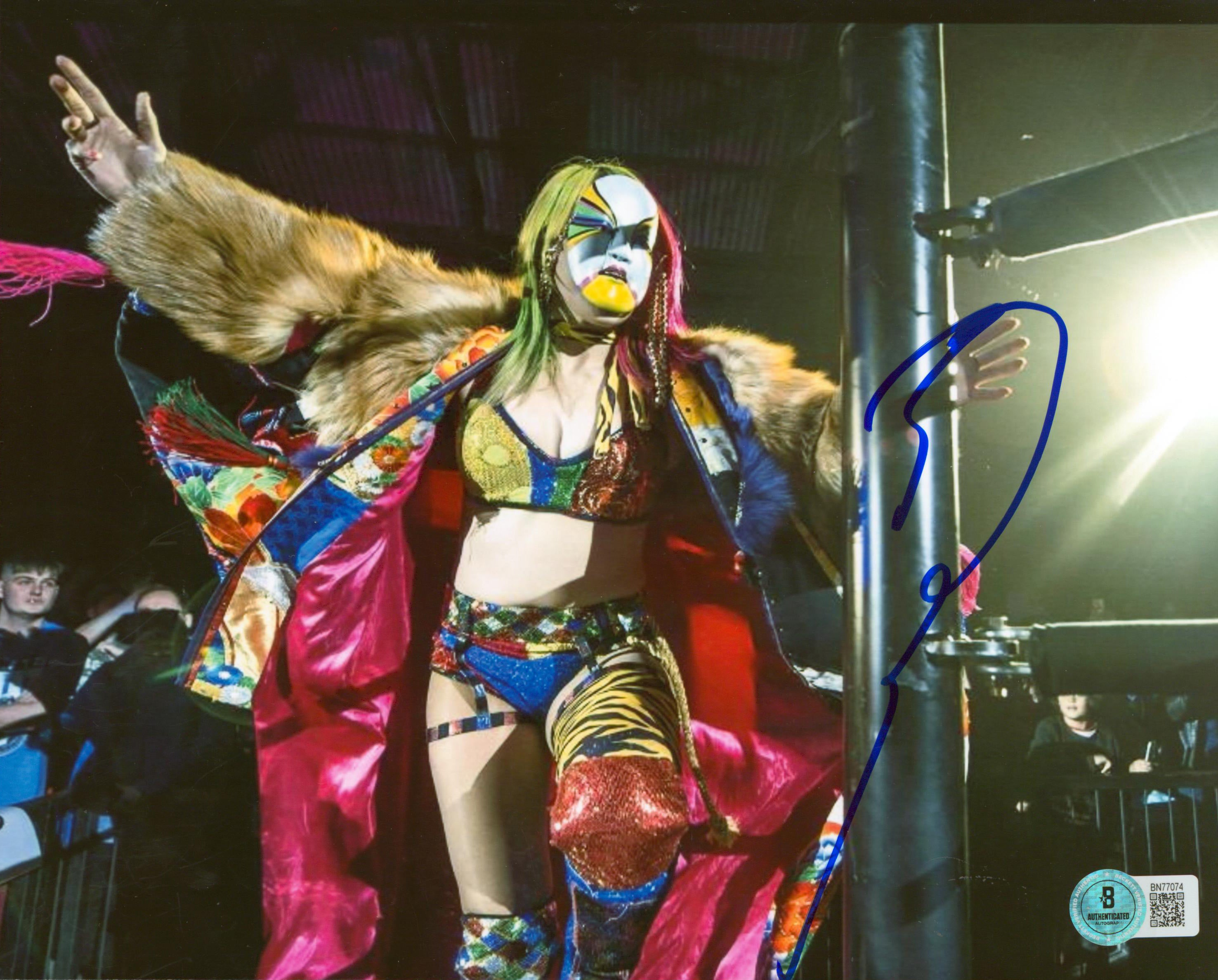 Asuka WWE Authentic Signed 8x10 Photo Autographed BAS #BN77074