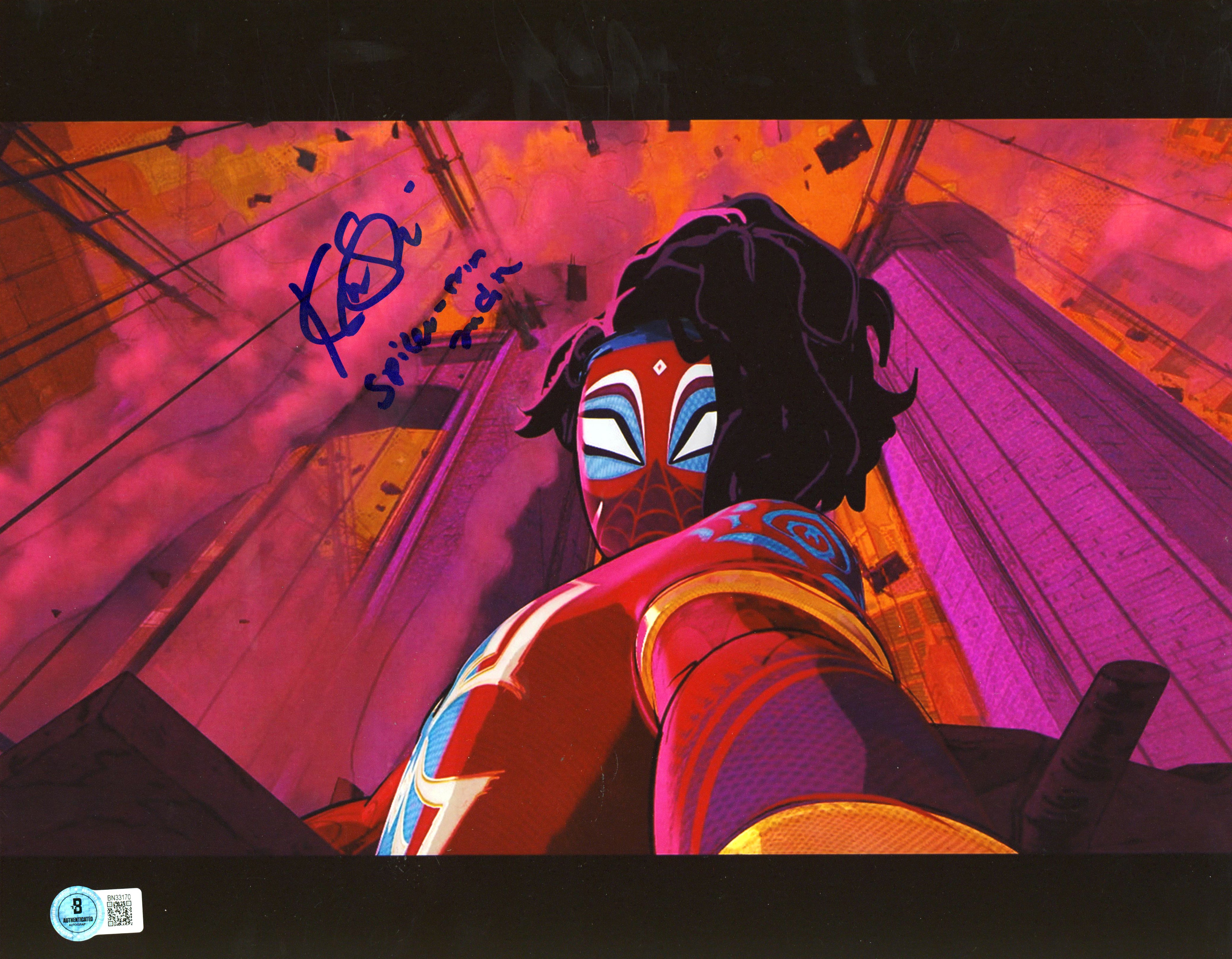 Karan Soni Spiderman "Spider-Man" Authentic Signed 11x14 Photo BAS #BN33170