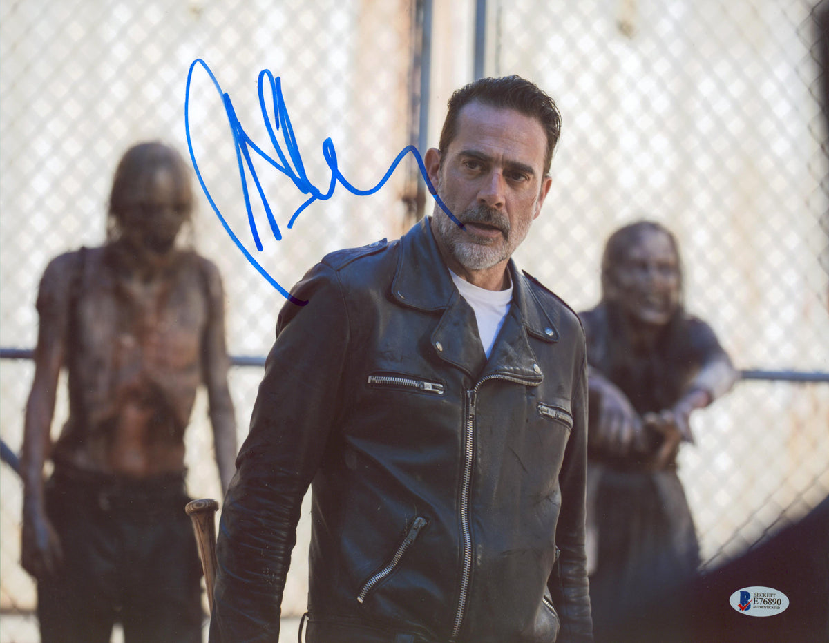 Jeffrey Dean Morgan The Walking Dead Authentic Signed 11x14 Photo BAS #E76890
