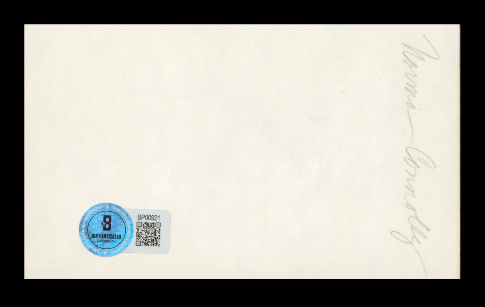 Norma Connolly The Young Marrieds Authentic Signed 3x5 Index Card BAS #BP00921