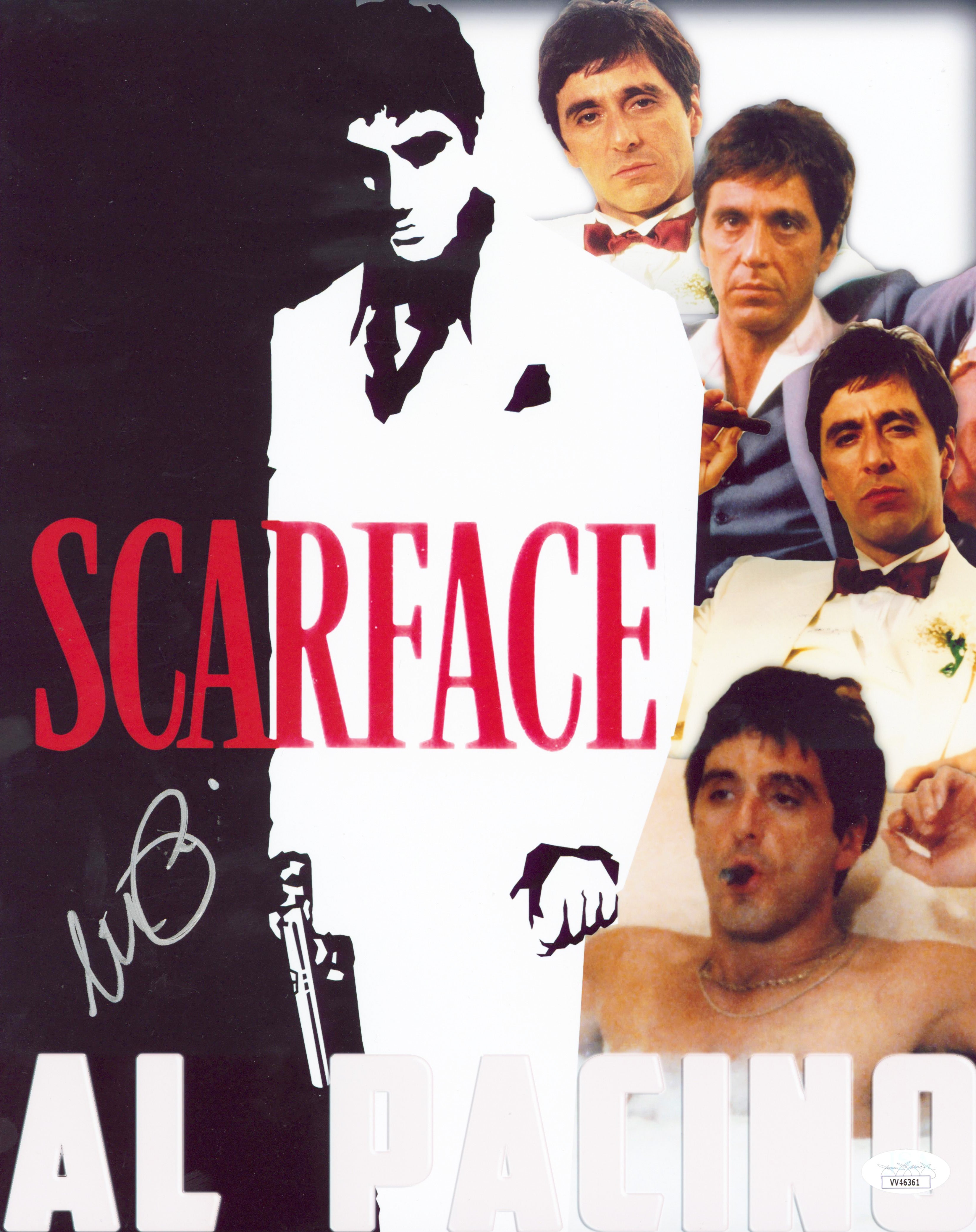 Al Pacino Scarface Authentic Signed 11x14 Photo Autographed JSA #VV46361