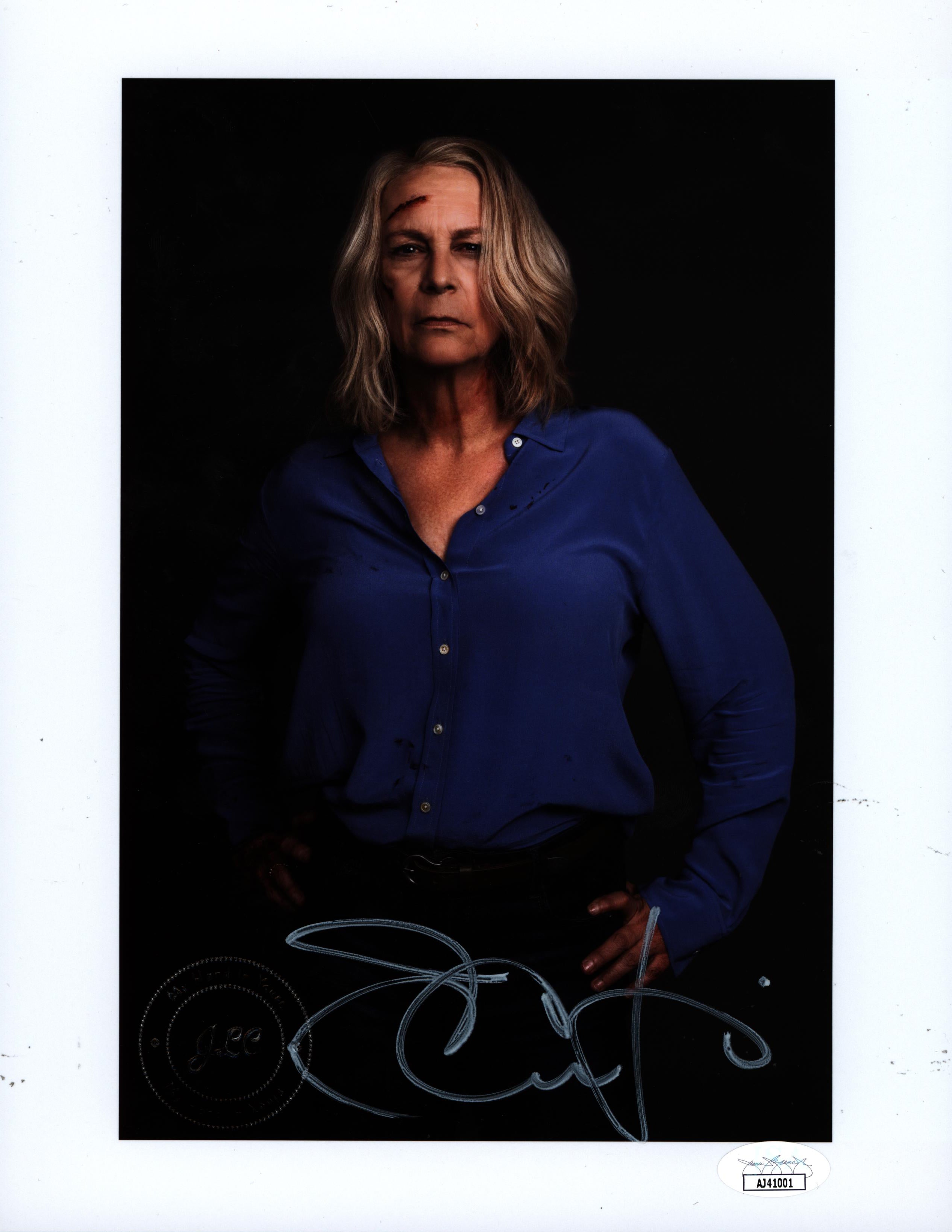Jamie Lee Curtis Halloween Authentic Signed 8.5x11 Photo JSA #AJ41001