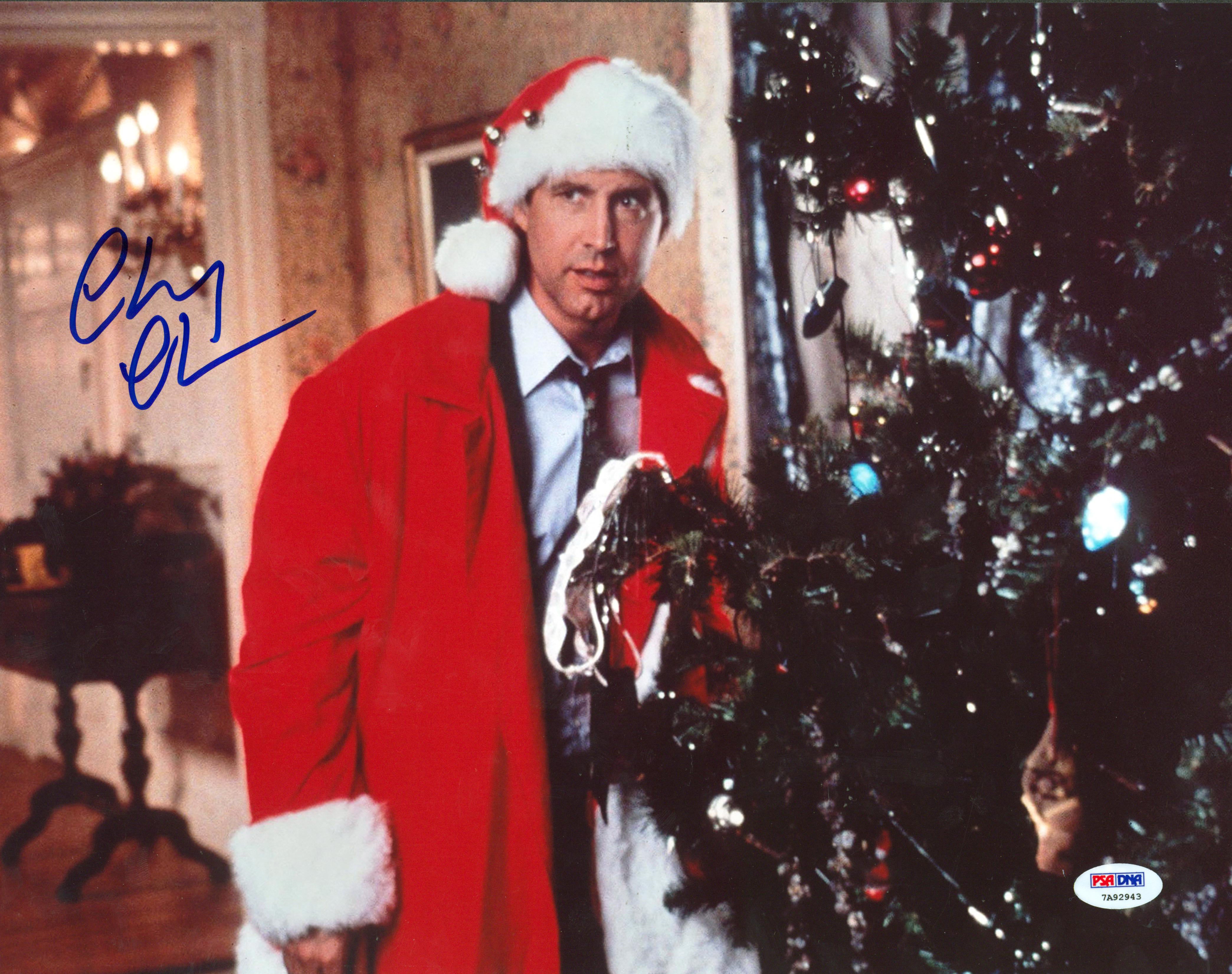 Chevy Chase Christmas Vacation Authentic Signed 11x14 Photo PSA/DNA #7A92943