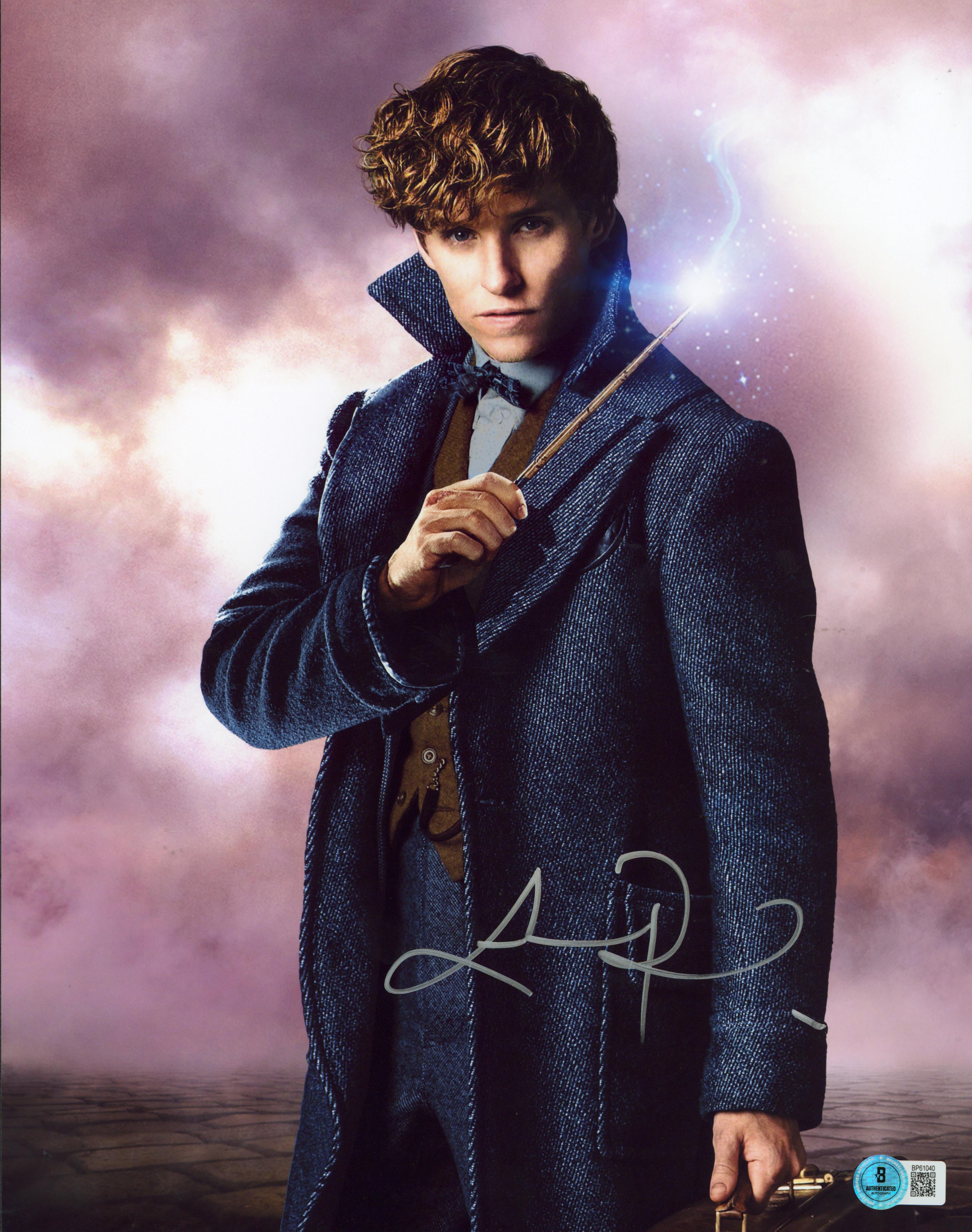Eddie Redmayne Fantastic Beasts Authentic Signed 11x14 Photo BAS #BP61040