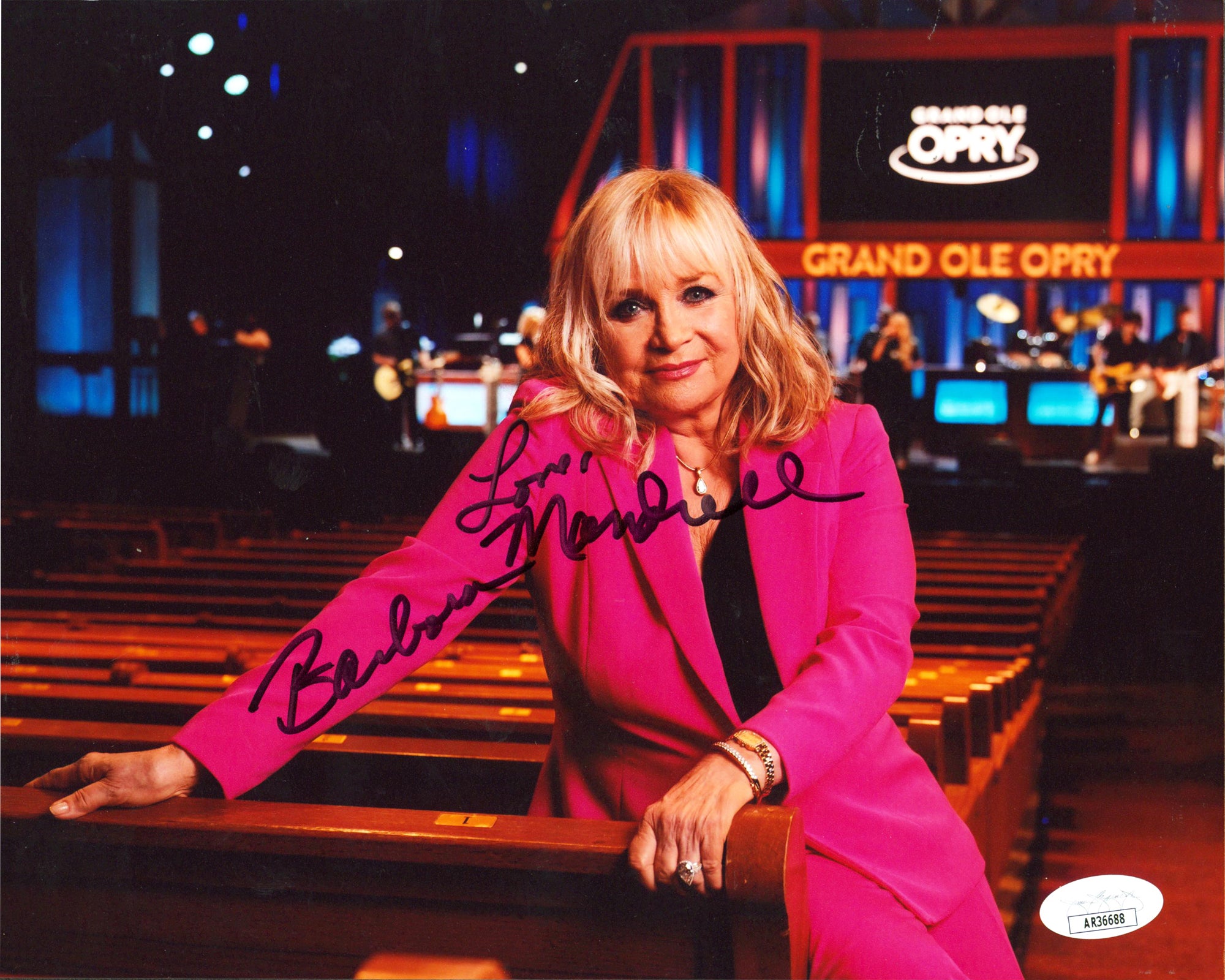 Barbara Mandrell "Love" Authentic Signed 8x10 Photo Autographed JSA #AR36688