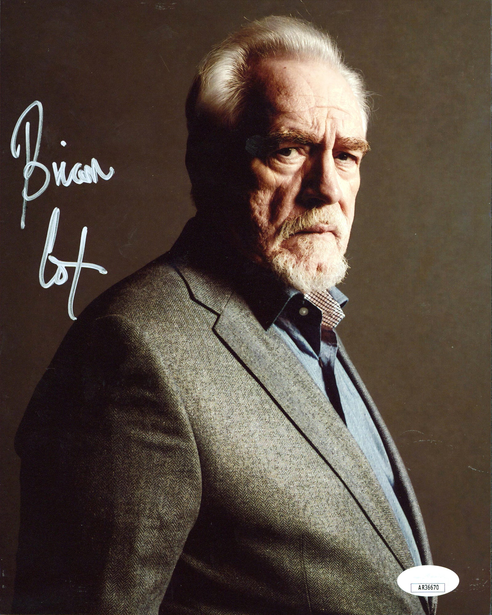 Brian Cox Succession Authentic Signed 8x10 Photo Autographed JSA #AR36670