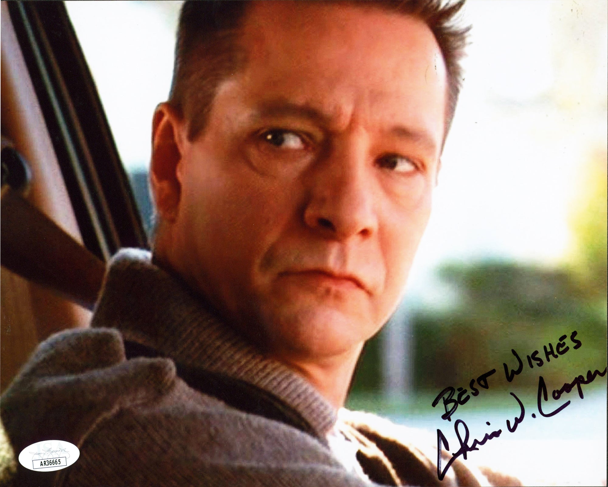 Chris Cooper The Bourne Identity "Best Wishes" Signed 8x10 Photo JSA #AR36665