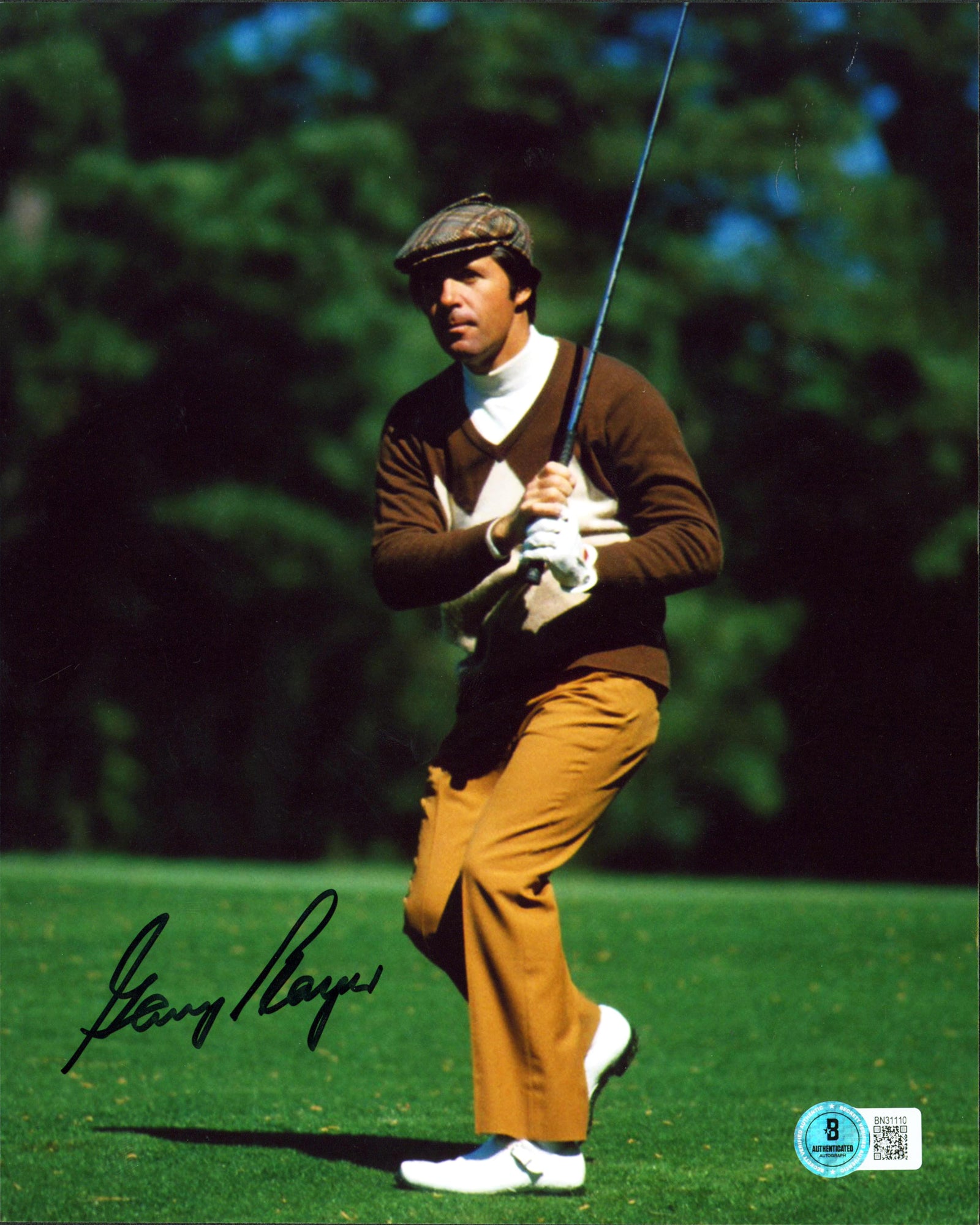Gary Player Authentic Signed 8x10 Vertical Photo Autographed BAS 1