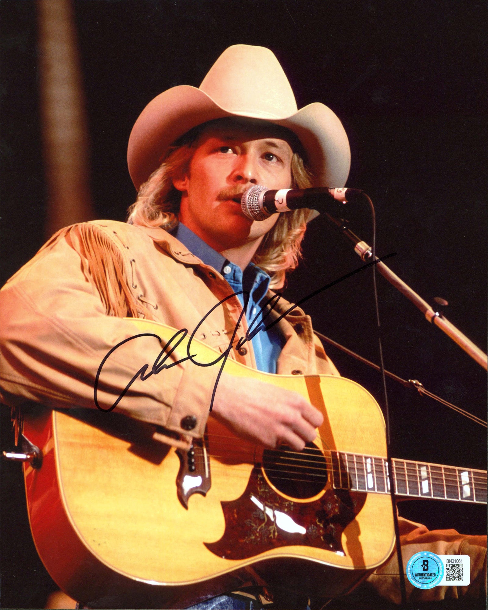 Alan Jackson Country Music Authentic Signed 8x10 Vertical Photo BAS 1