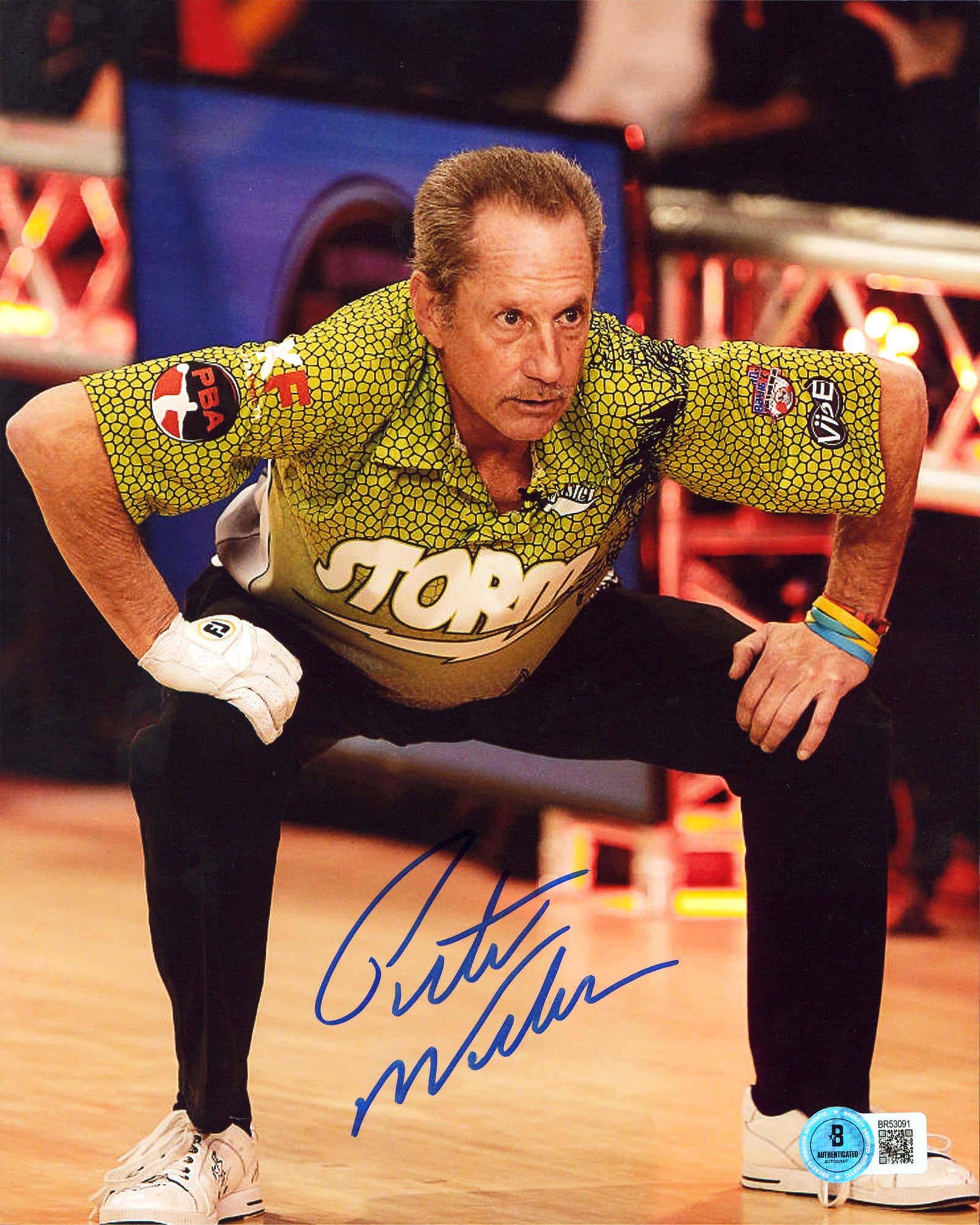 Pete Weber Authentic Signed 8x10 Vertical Photo Autographed BAS 5