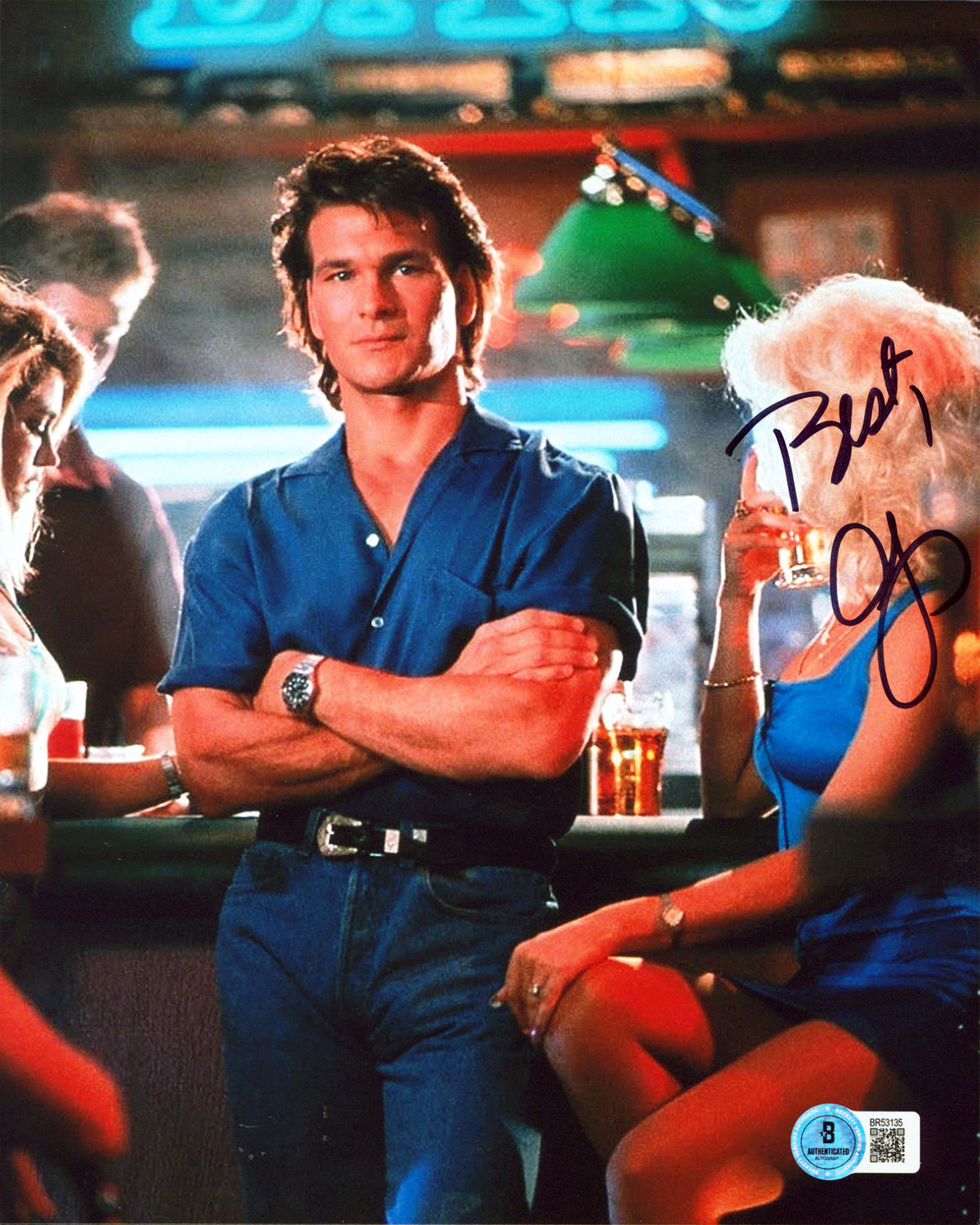 Julie Michaels Road House Authentic Signed 8x10 Vertical Photo BAS #BR53135