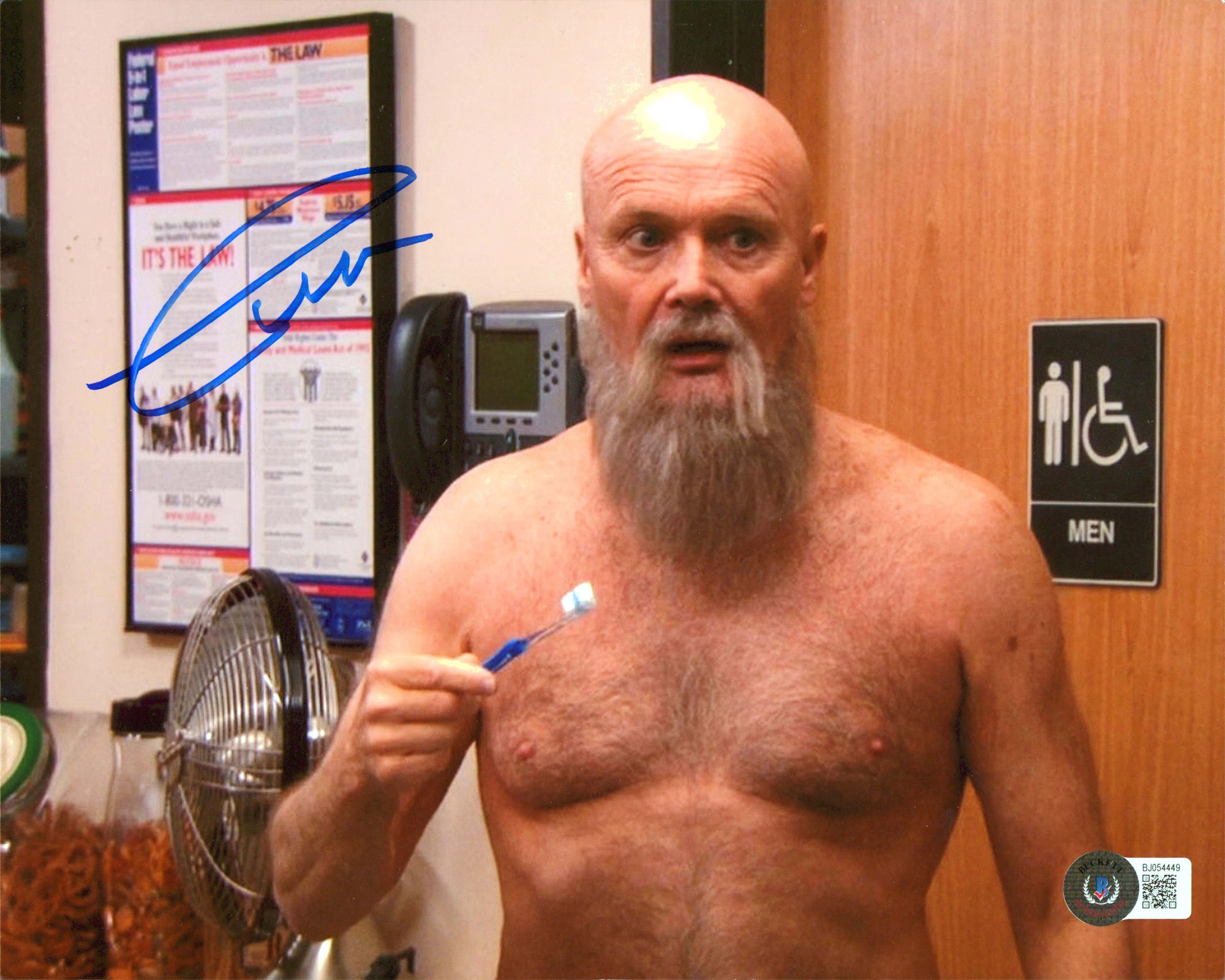 Creed Bratton The Office Authentic Signed 8x10 Horizontal Photo BAS #BJ054449