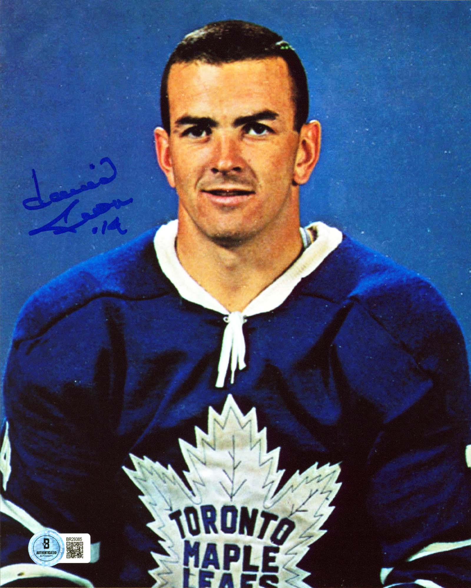 Maple Leafs Dave Keon Authentic Signed 8x10 Vertical Photo Autographed BAS 6