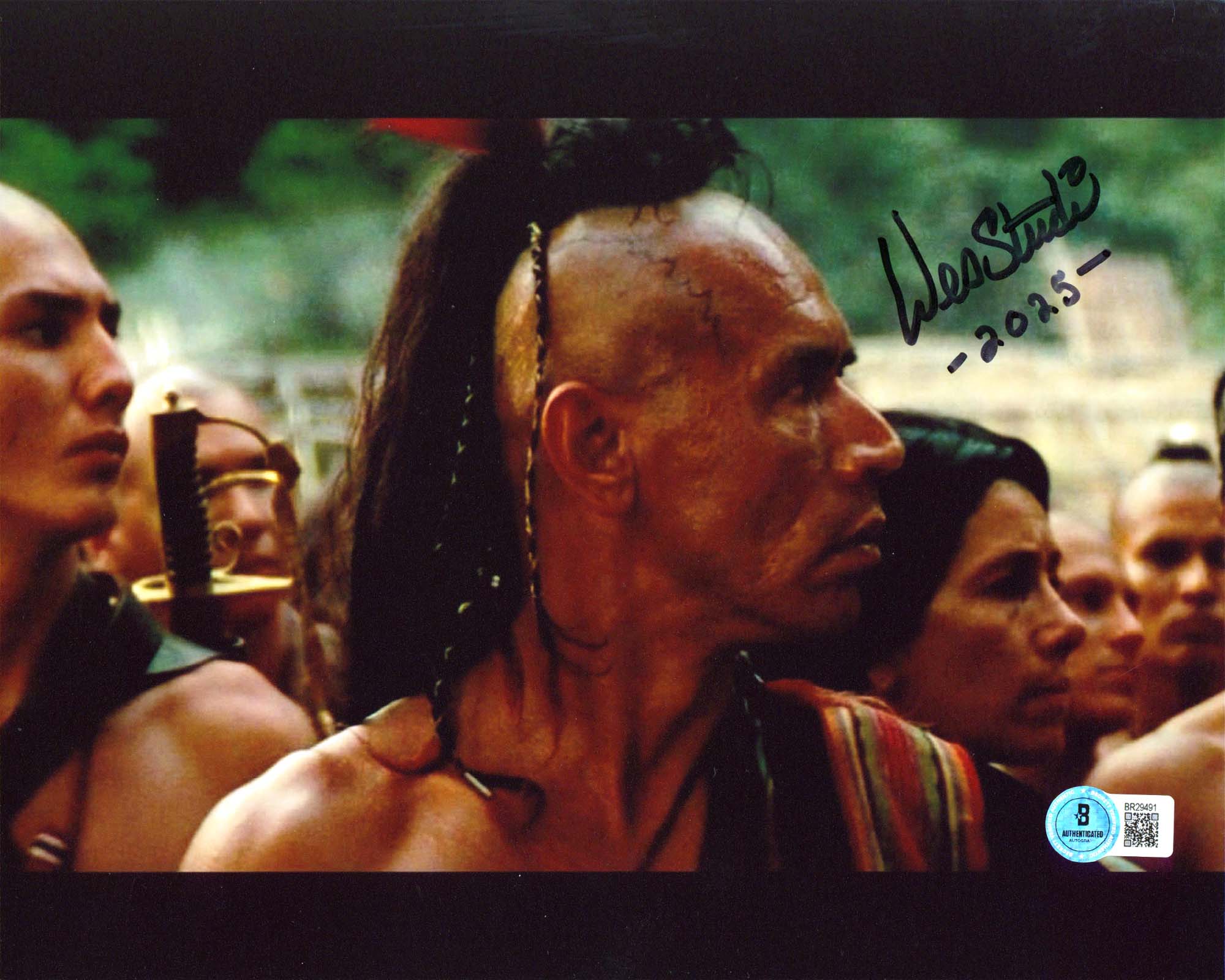 Wes Studi The Last of the Mohicans Authentic Signed 8x10 Photo BAS #BR29491
