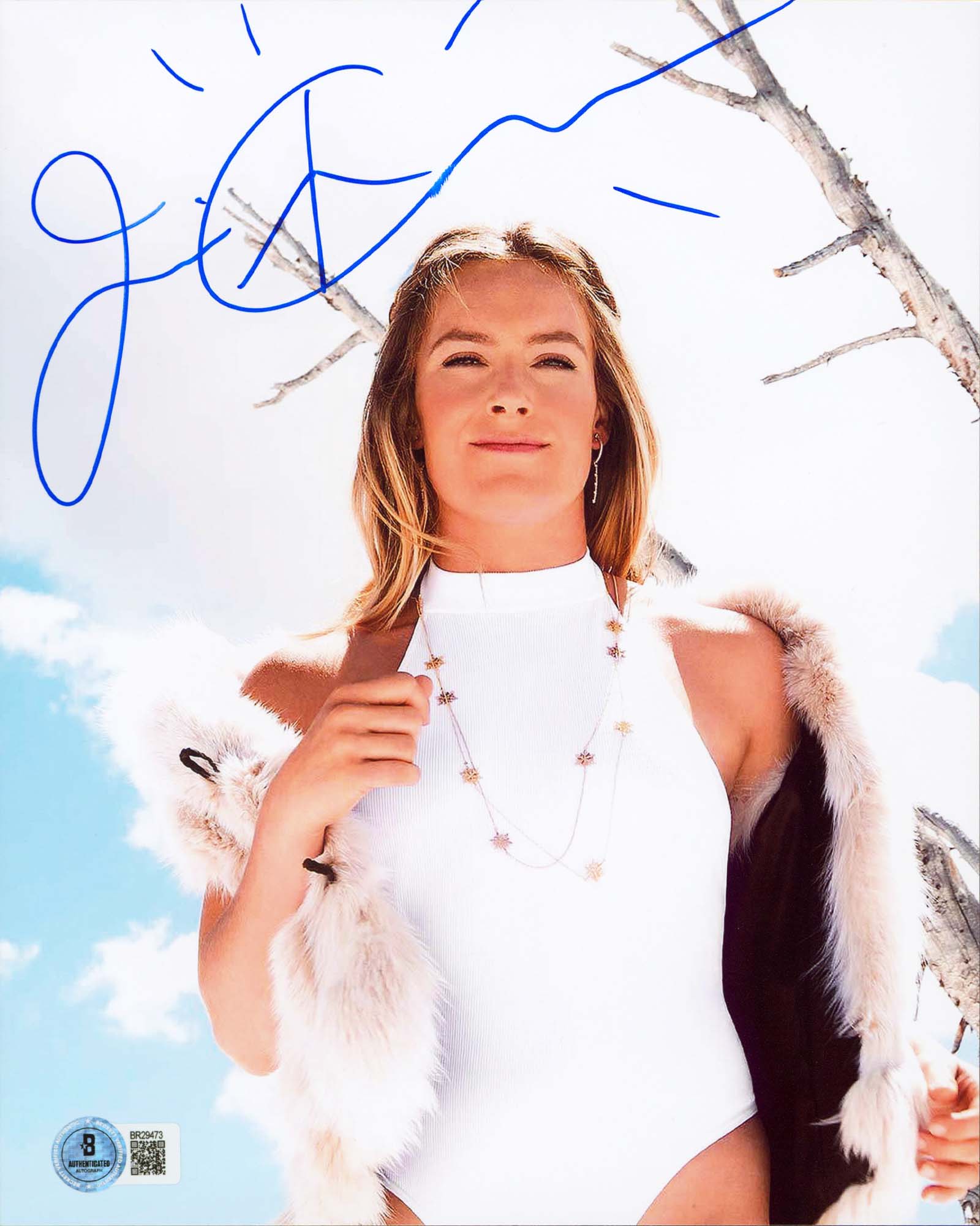 Jamie Anderson Authentic Signed 8x10 Vertical Photo Autographed BAS #BR29473
