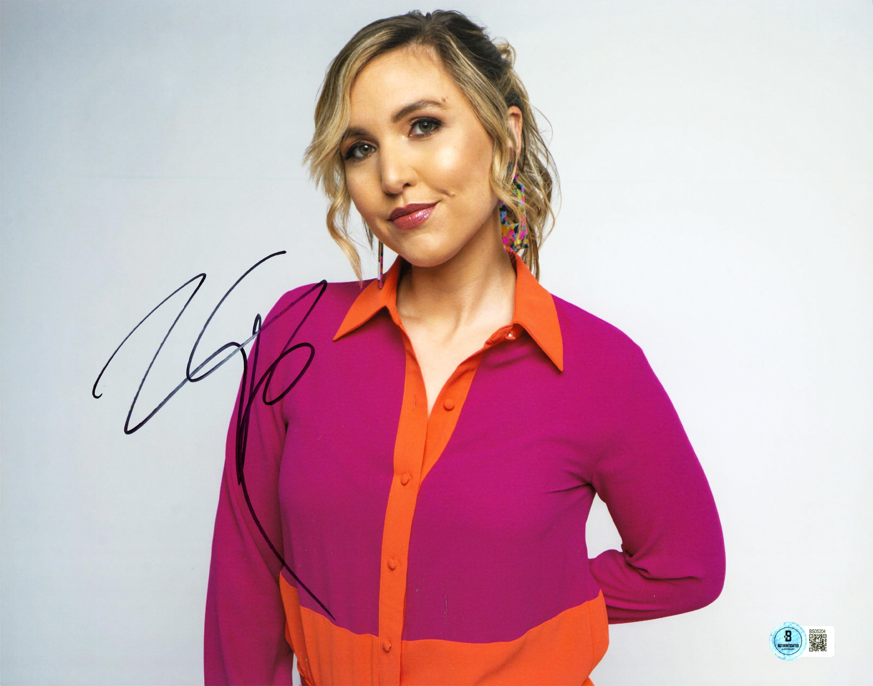 Taylor Tomlinson Look At You Authentic Signed 11x14 Photo BAS #BS05204