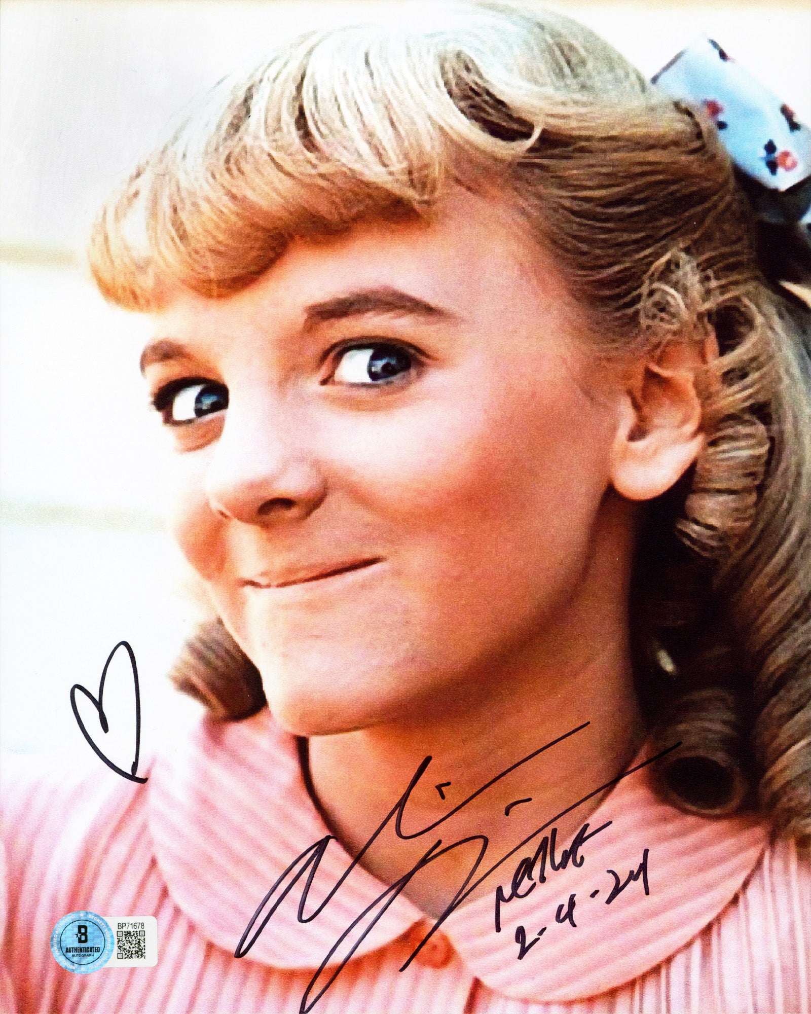 Alison Arngrim Little House on Prairie "Nellie" Signed 8x10 Photo BAS #BP71678