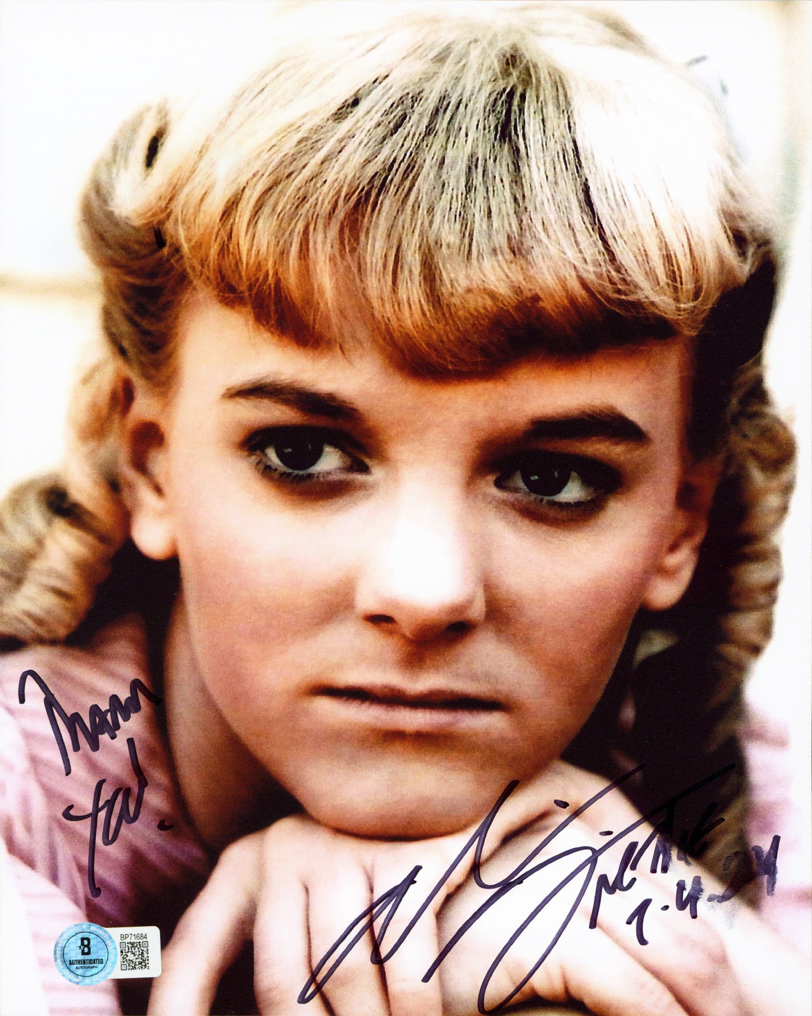 Alison Arngrim Little House Prairie "Nellie" Signed 8x10 Photo BAS #BP71684