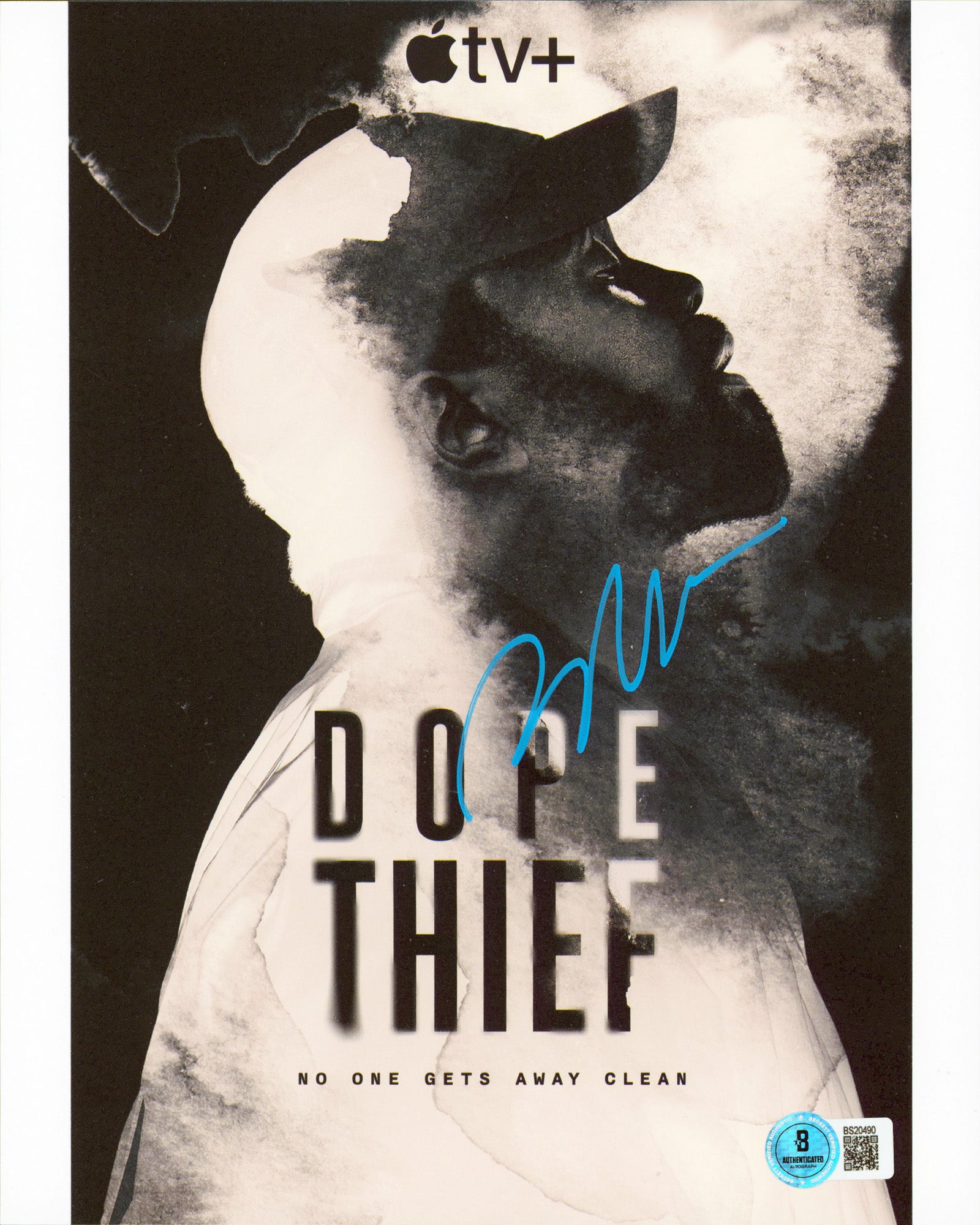 Brian Tyree Henry Dope Thief Authentic Signed 8x10 Vertical Photo BAS #BS20490