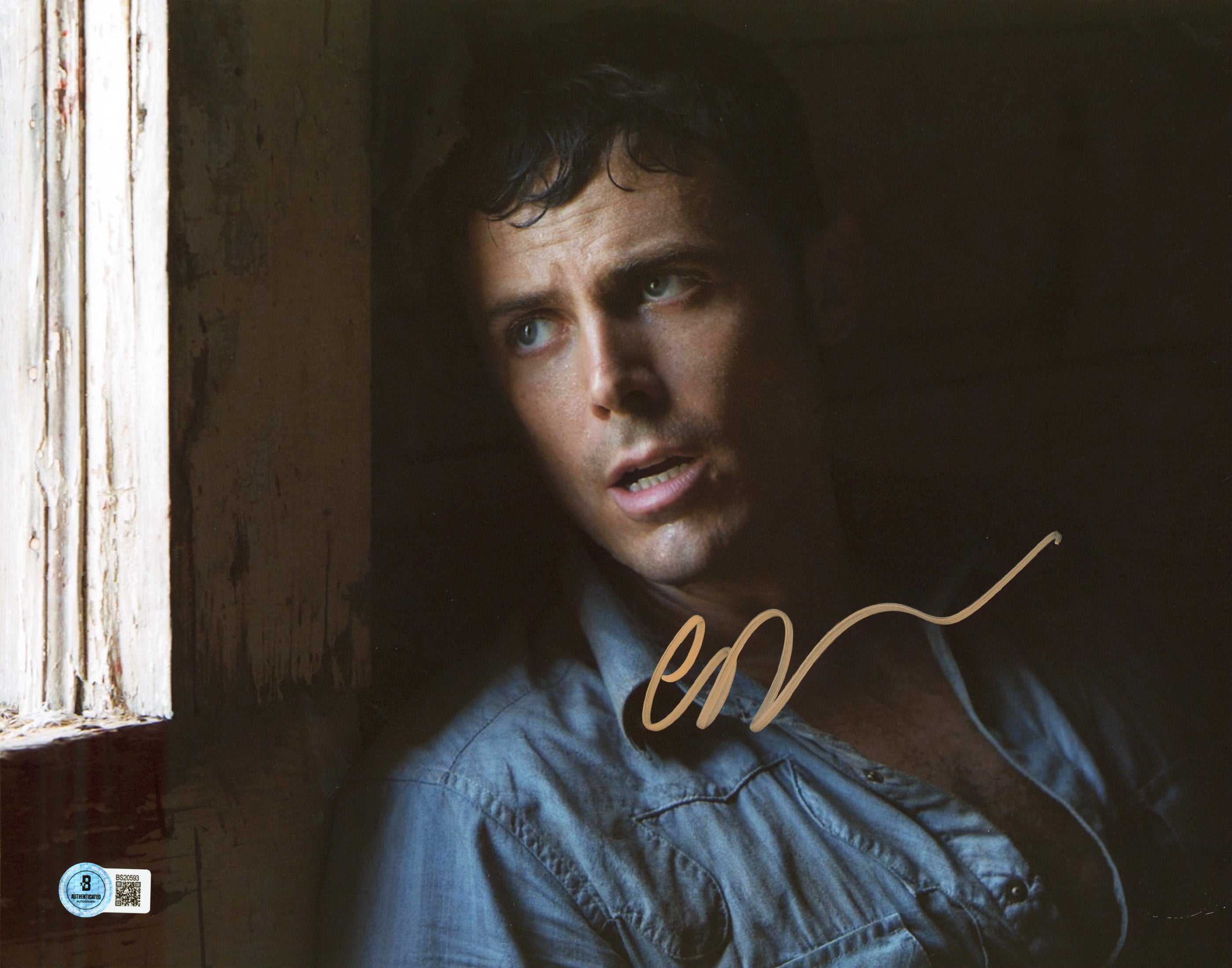 Casey Affleck Manchester by the Sea Authentic Signed 11x14 Photo BAS #BS20593