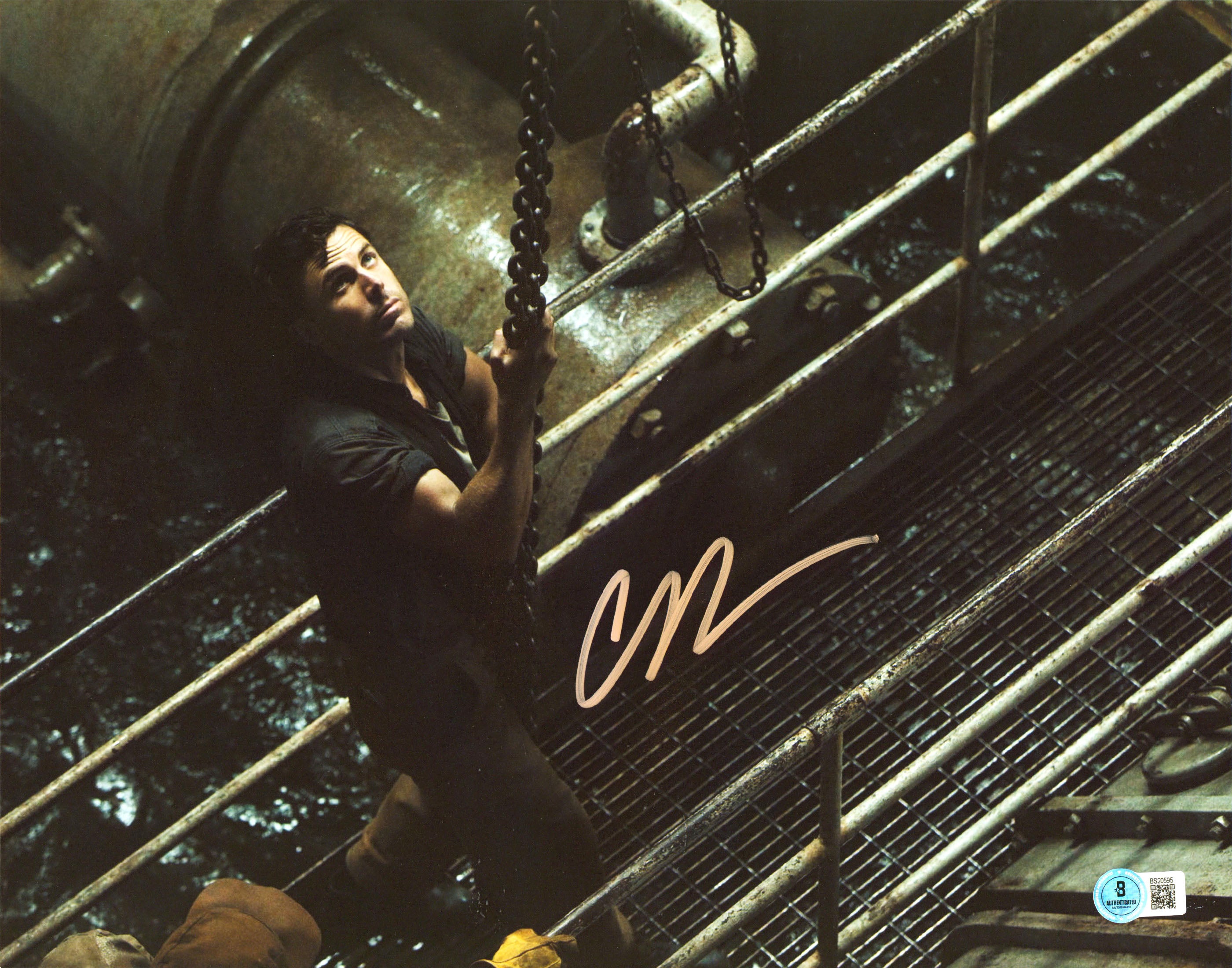 Casey Affleck Manchester by the Sea Authentic Signed 11x14 Photo BAS #BS20595