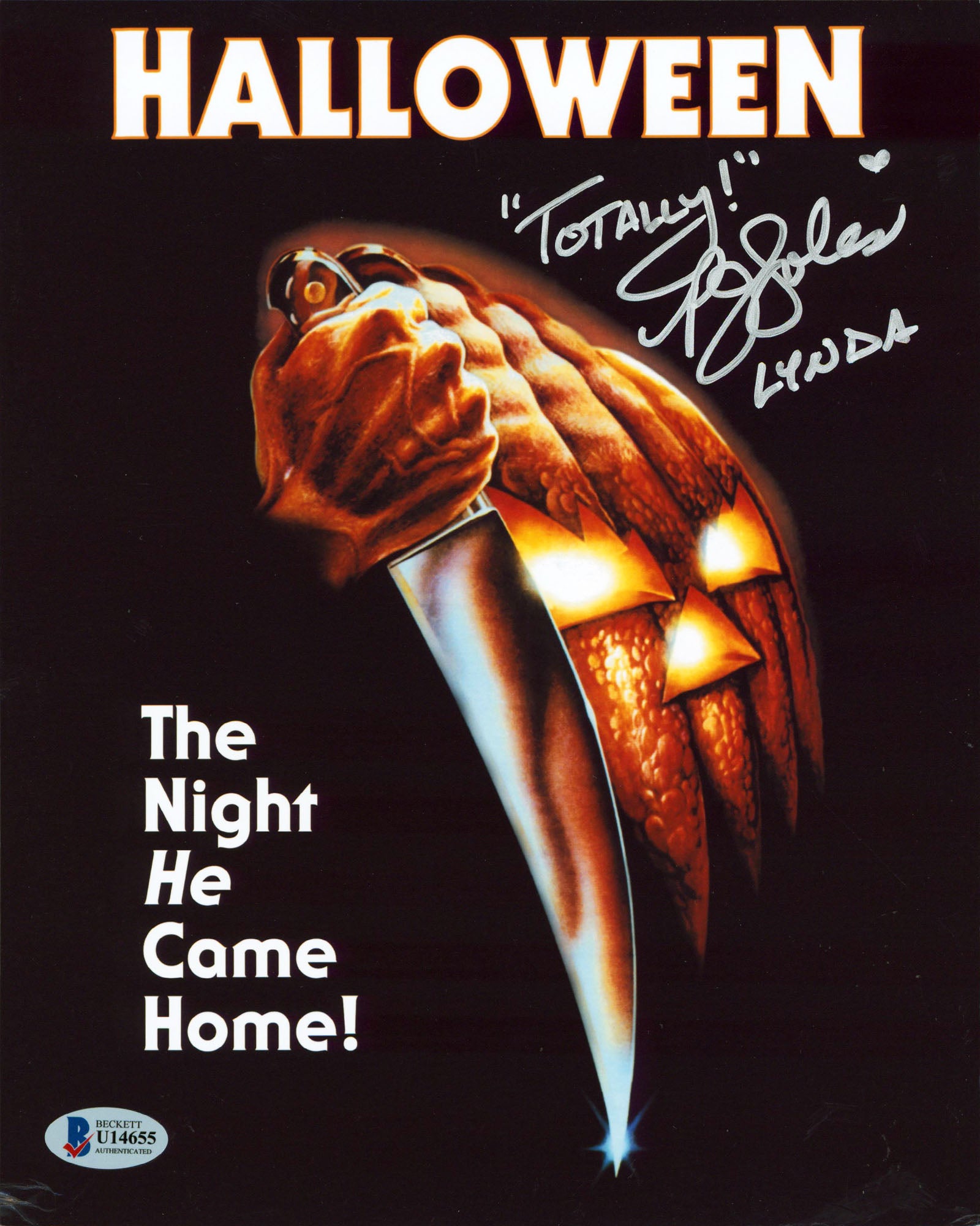 P.J. Soles Halloween "Totally! Lynda" Authentic Signed 8x10 Photo BAS #U14655