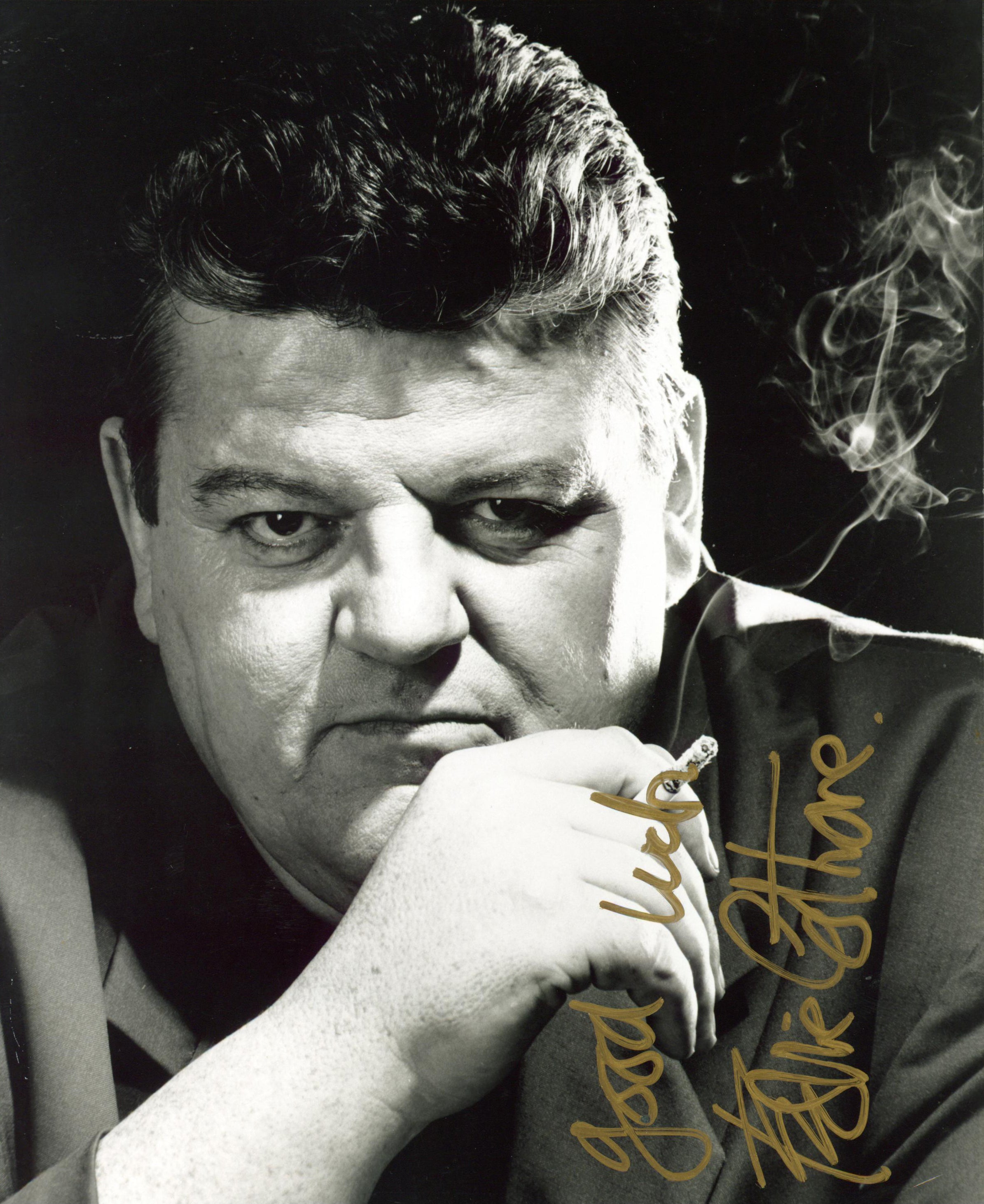 Robbie Coltrane Harry Potter "Good Luck" Signed 8x10 Photo BAS #AE13575